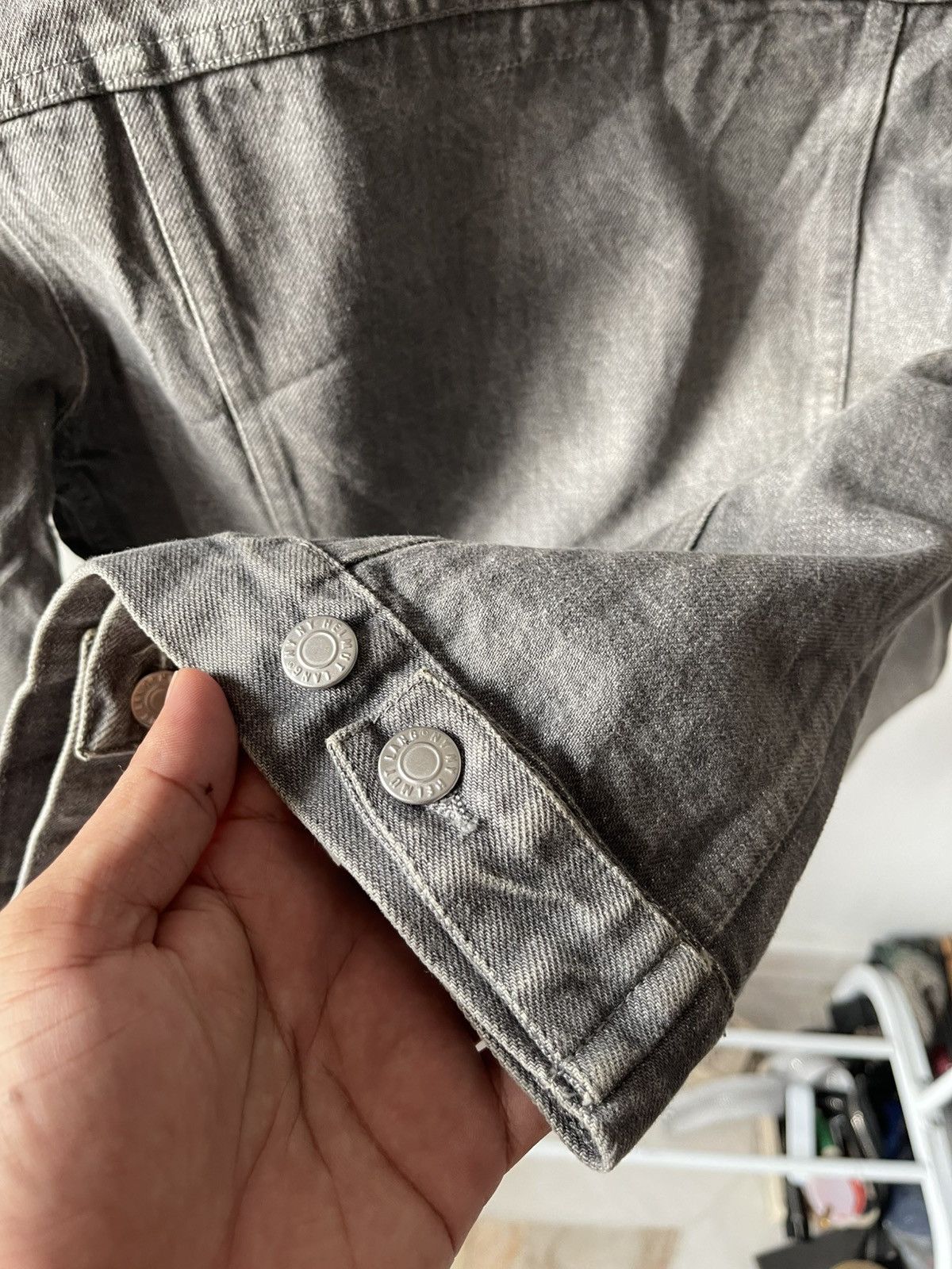 Helmut Lang 90s Helmut Lang Slim 2Pocket Turn Up Denim Jacket Size US XS / EU 42 / 0 - 9 Thumbnail