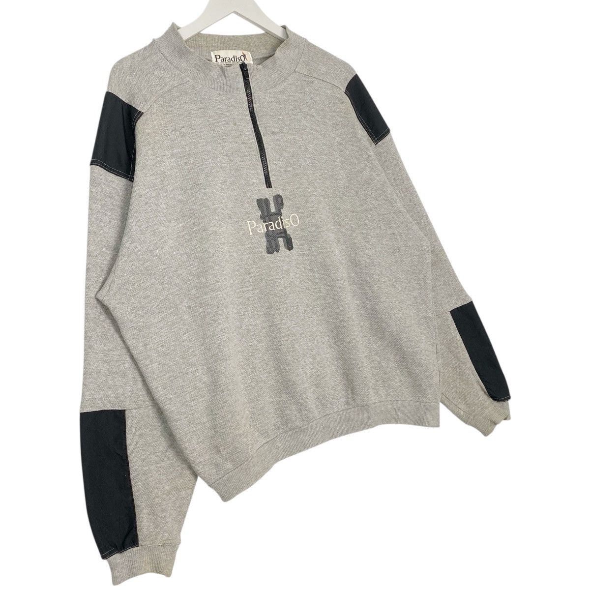 Vintage Vintage Paradiso Half Zip Sweatshirt Crewneck Grey Size L Size US L / EU 52-54 / 3 - 3 Thumbnail