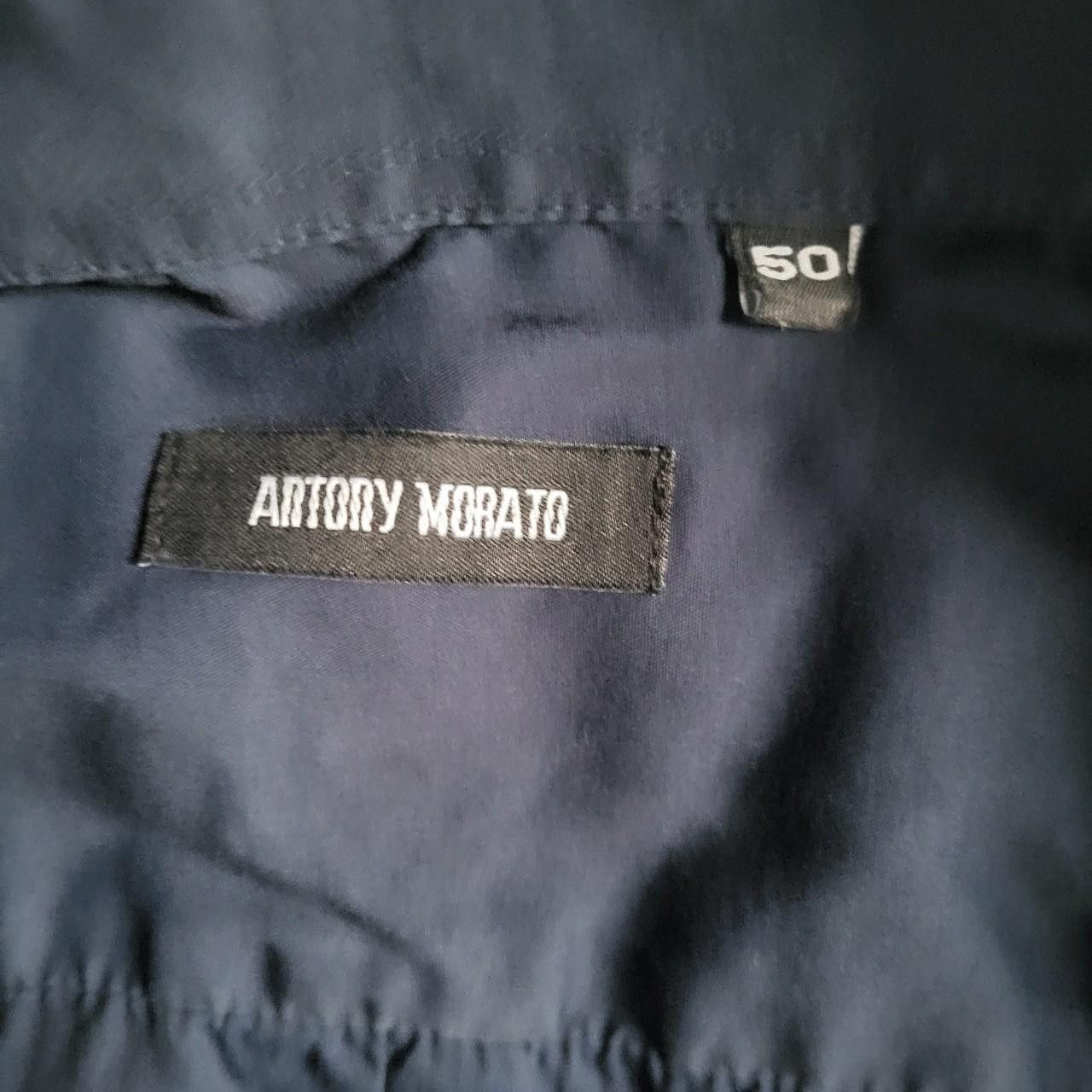 Antony Morato Antony Morato Men's Blue and Navy Shirt - Size L Size US L / EU 52-54 / 3 - 7 Thumbnail