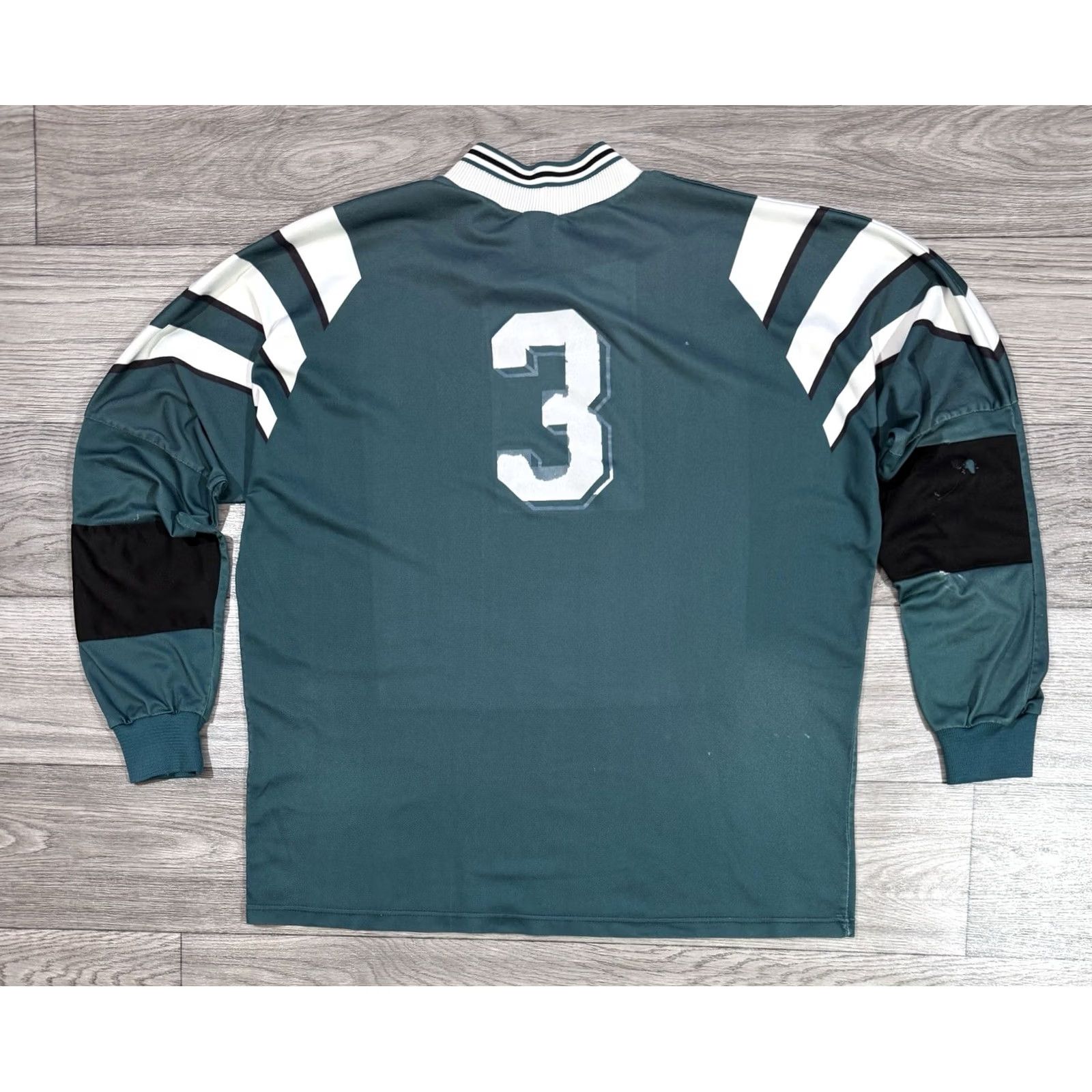 Adidas Adidas Jersey Shirt Long Sleeve Soccer XL White Green Men Size US XL / EU 56 / 4 - 2 Thumbnail
