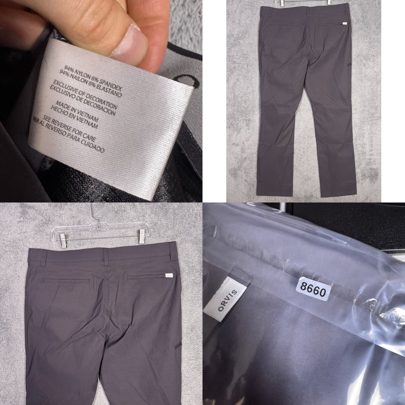 Orvis Orvis Trek Pants Mens 40x34 Stretch Cargo Classic Collection Tech Hike Softshell Pants Sh Size US 40 / EU 56 - 8 Thumbnail