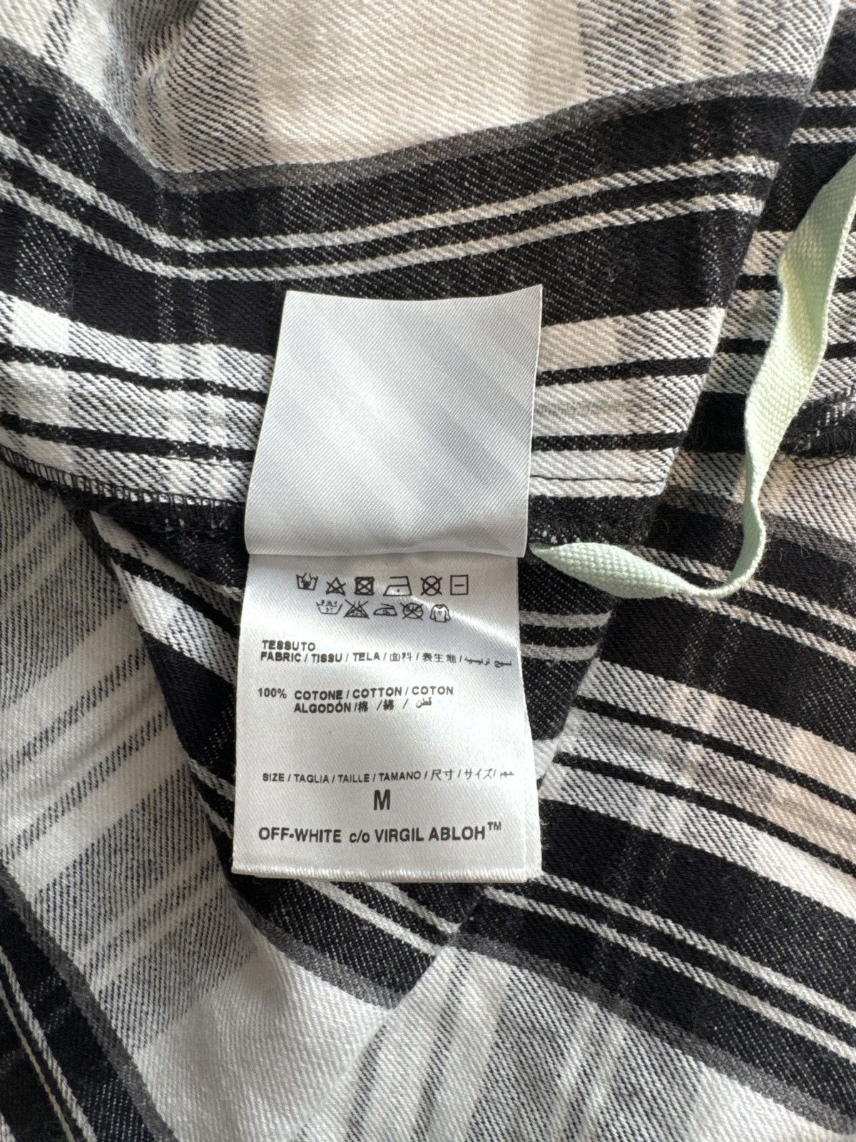 Off-White Black and White Flannel Size US M / EU 48-50 / 2 - 7 Thumbnail