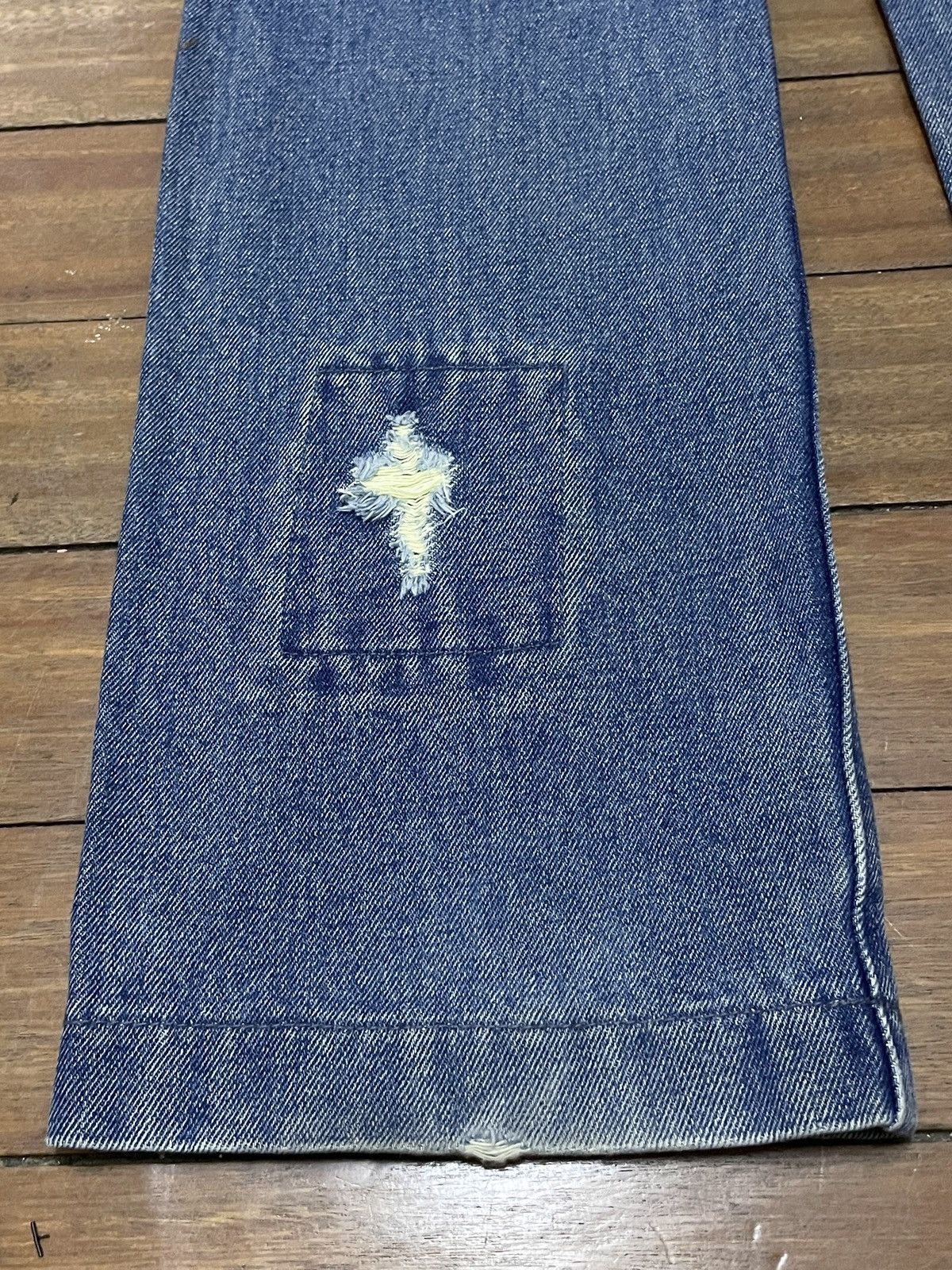 If Six Was Nine Rare Design Vintage Japanese Brand Big Holiday Jeans 1990s Size US 31 - 7 Thumbnail