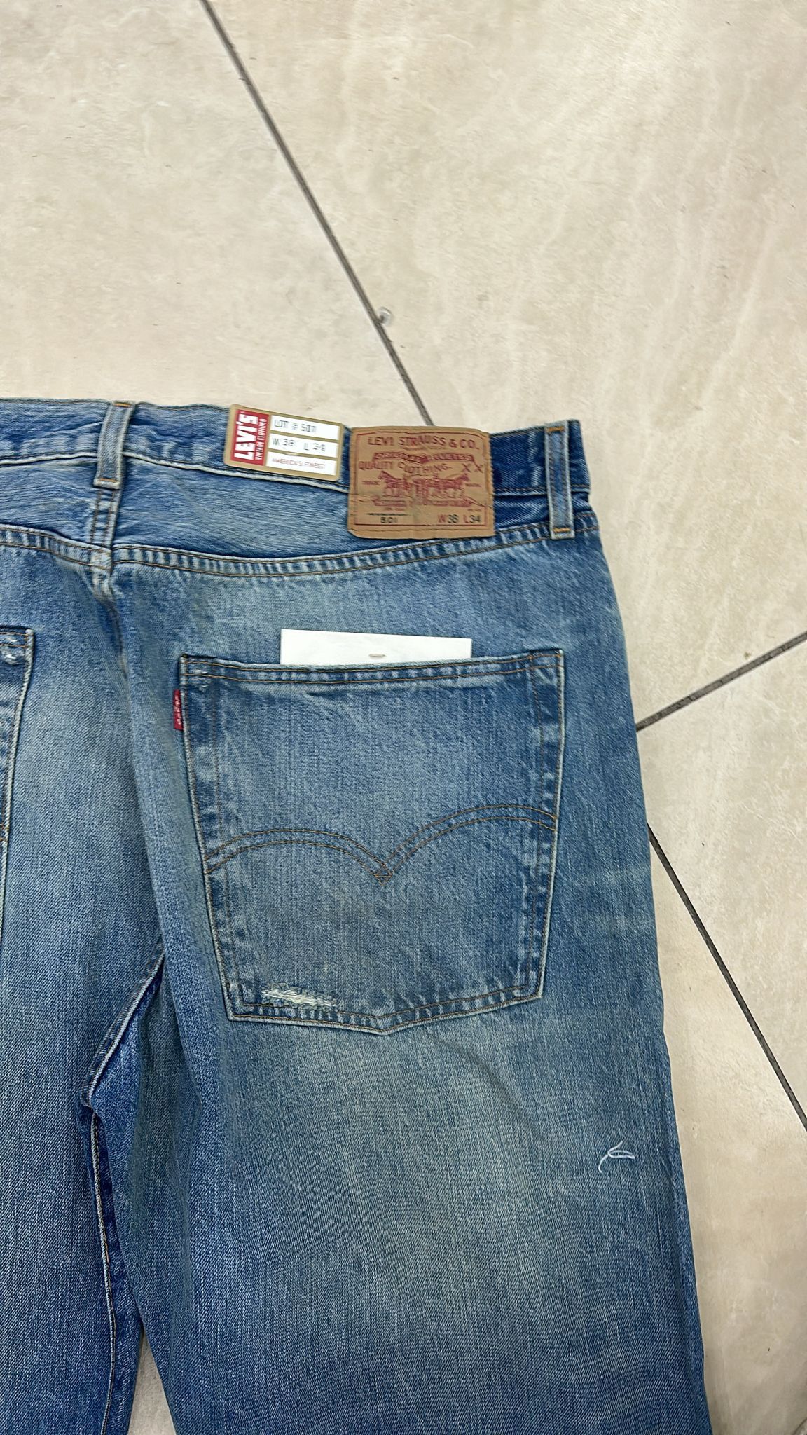 Levi's Vintage Clothing LVC Levi's Vintage Clothing 1976 501XX BigE Selvedge Jeans Size US 38 / EU 54 - 8 Thumbnail