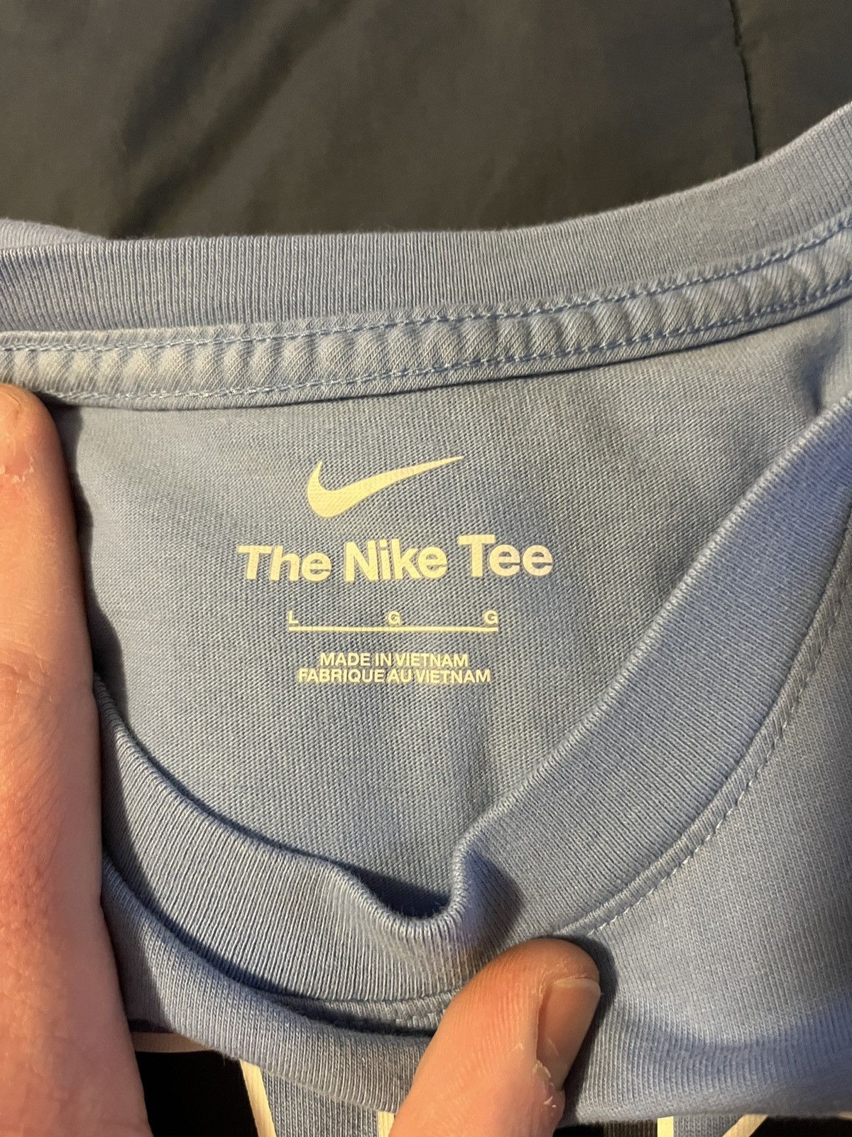 Jordan Brand × Nike UNC Jordan x Nike Long Sleeve Logo Tee Size US L / EU 52-54 / 3 - 6 Thumbnail
