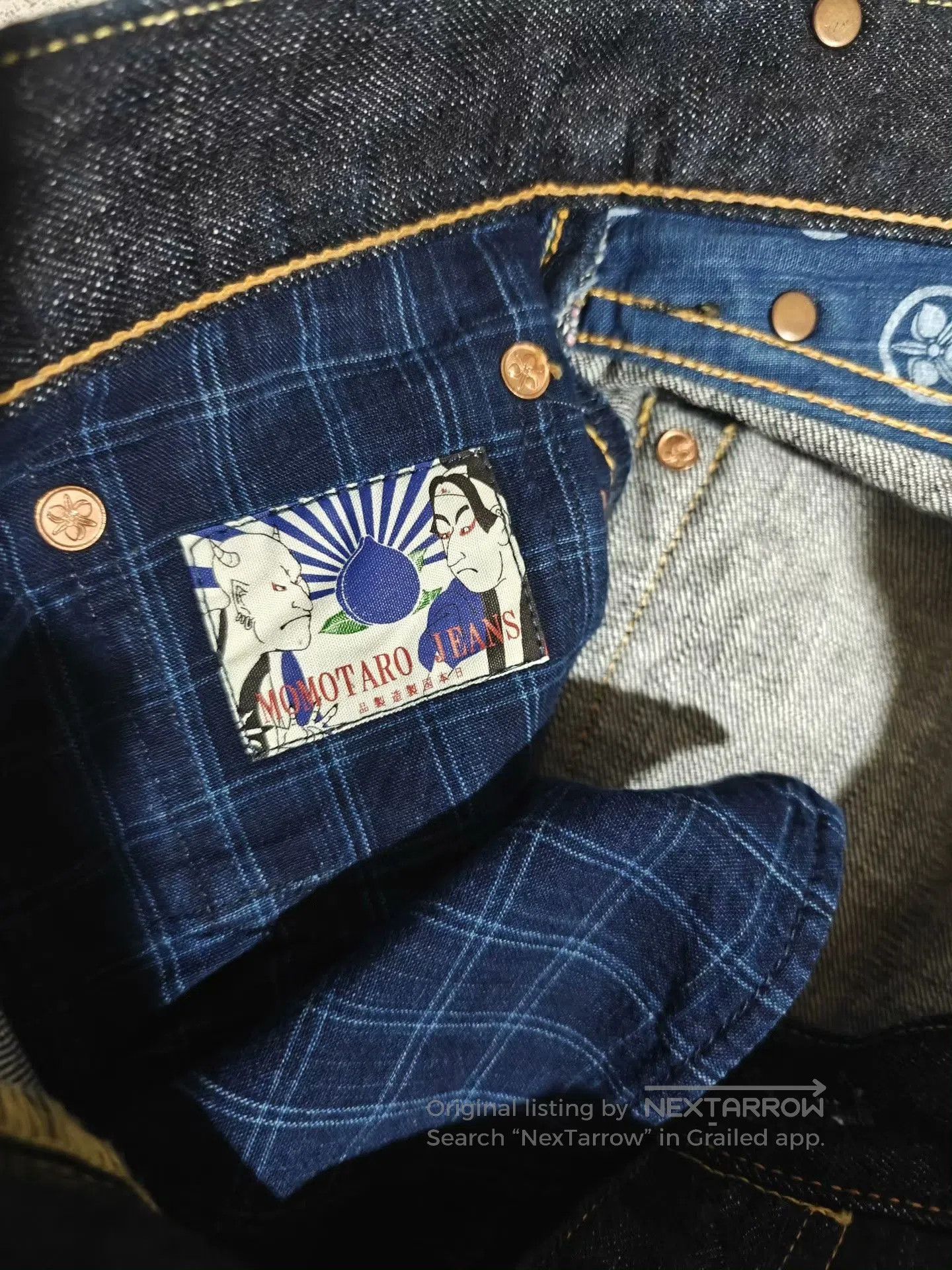 Momotaro Jeans Momotaro Jeans 14.7oz Slim Tapered Zipper. Size US 31 - 7 Thumbnail