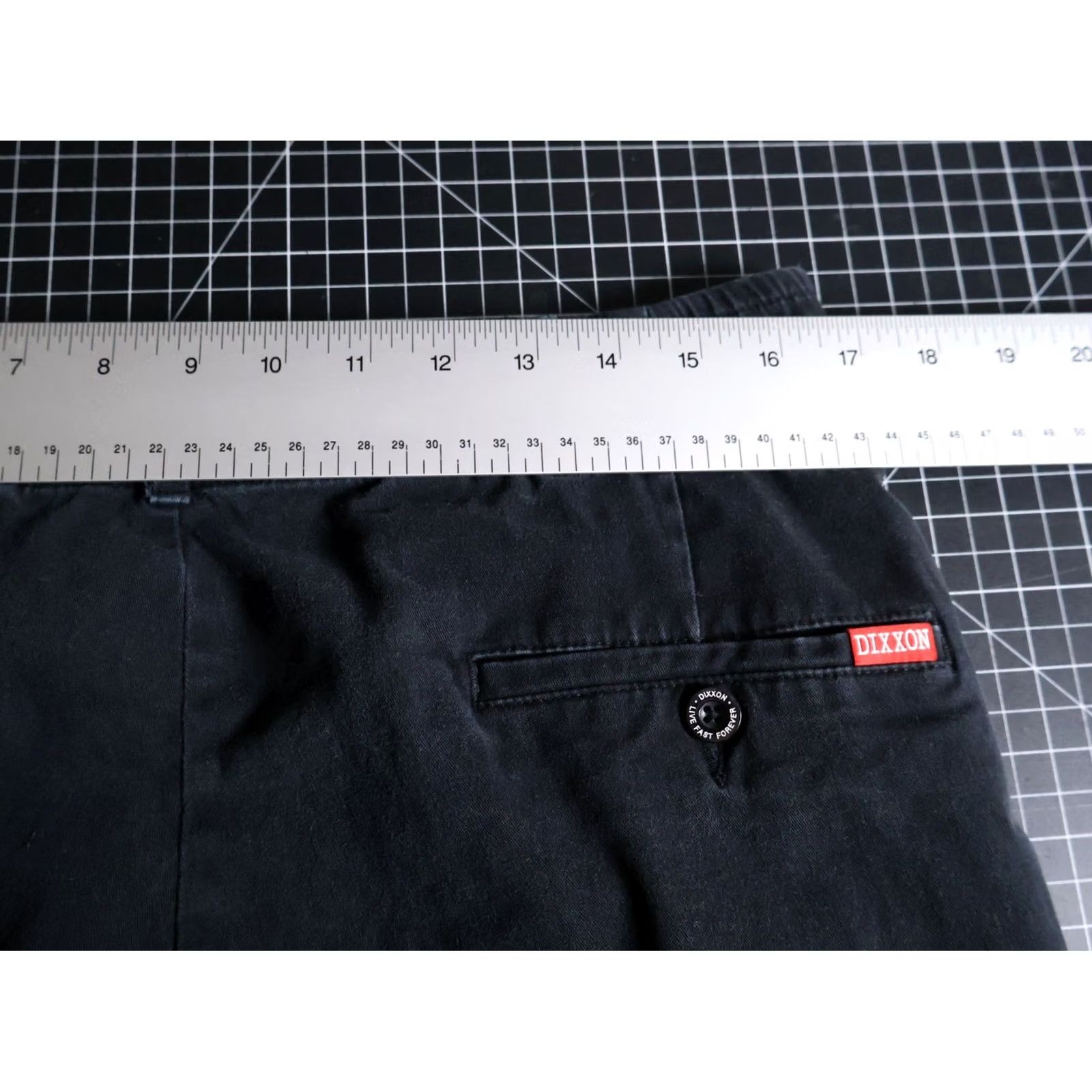 Vintage Dixxon Flannel D Flex Pants Men's 34 34 Black Elastic Waist Stretch Chino 90s Punk Retro Size US 35 - 5 Thumbnail