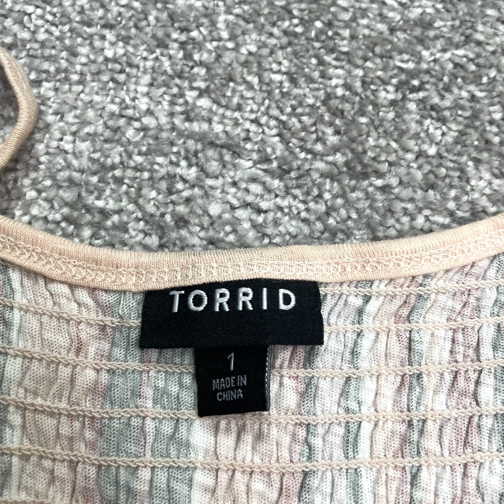 Torrid Torrid Tank Top Halter Tunic Women 1X Multicolor Striped Beach Casual Knit Cotton Blend Sleeveless Size XL / US 12-14 / IT 48-50 - 5 Thumbnail
