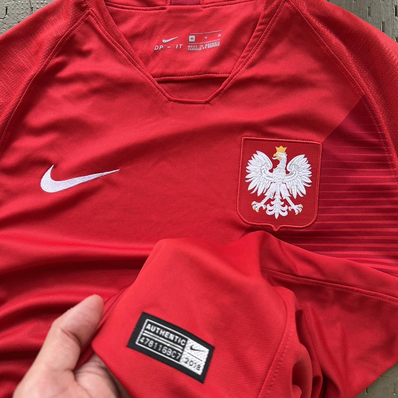 Nike × Vintage Poland Jersey Size US M / EU 48-50 / 2 - 5 Thumbnail