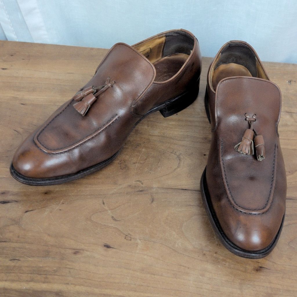 Vintage Men's Vintage Iron Age Steel Toe Tassel Loafers Size 10 Size US 10.5 / EU 43-44 - 1 Thumbnail