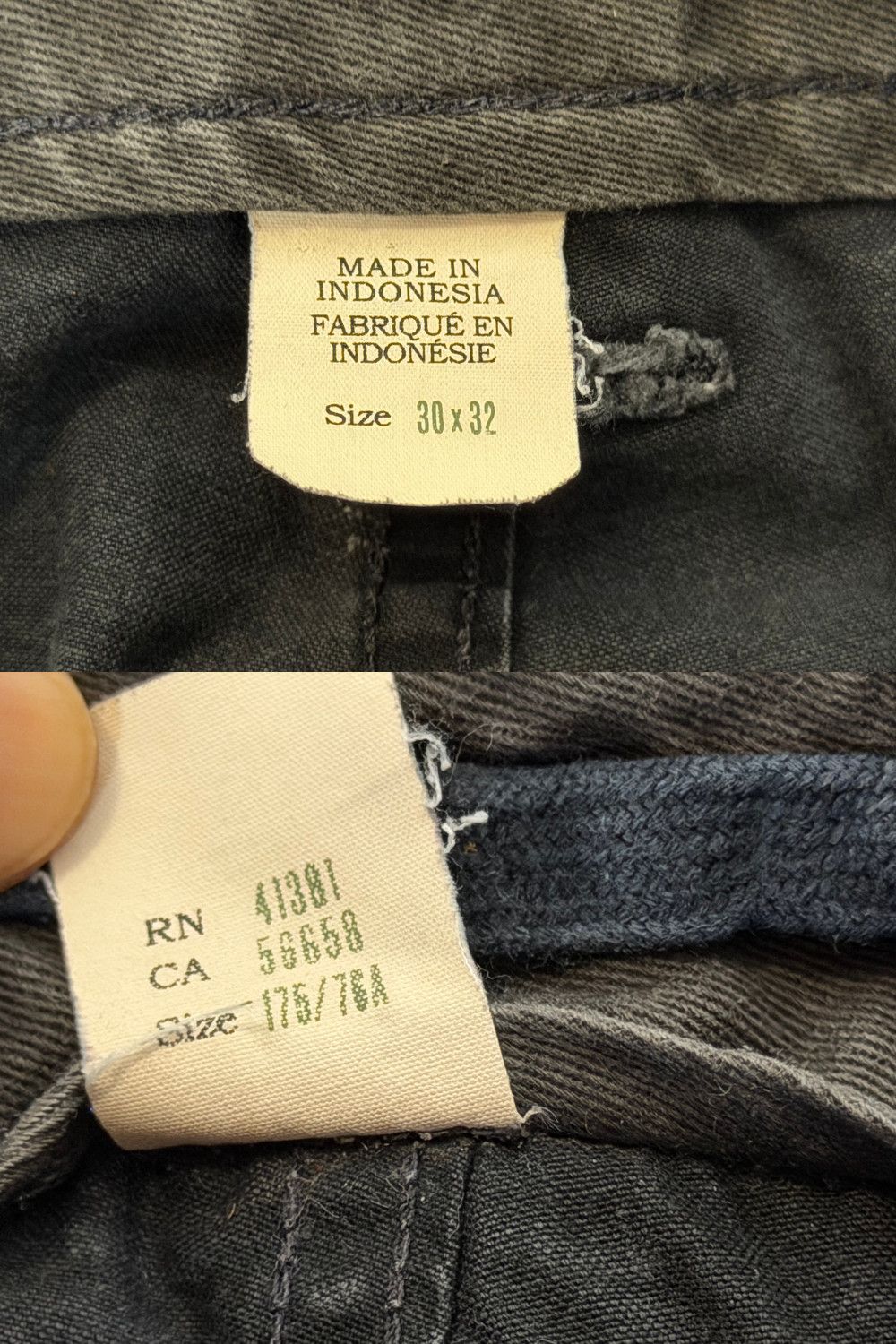 RRL Ralph Lauren Garment Dyed Military Cargo Trousers image 8