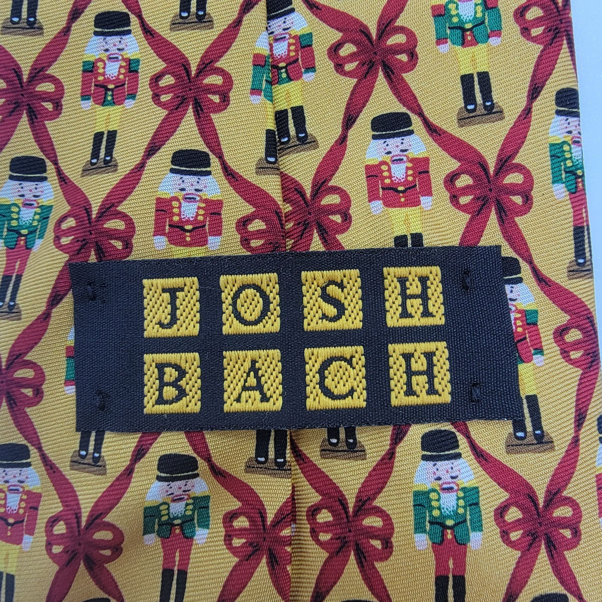 Other ⭐ Josh Bach Men's Pure Silk Christmas nutcracker Tie Necktie Size ONE SIZE - 2 Thumbnail