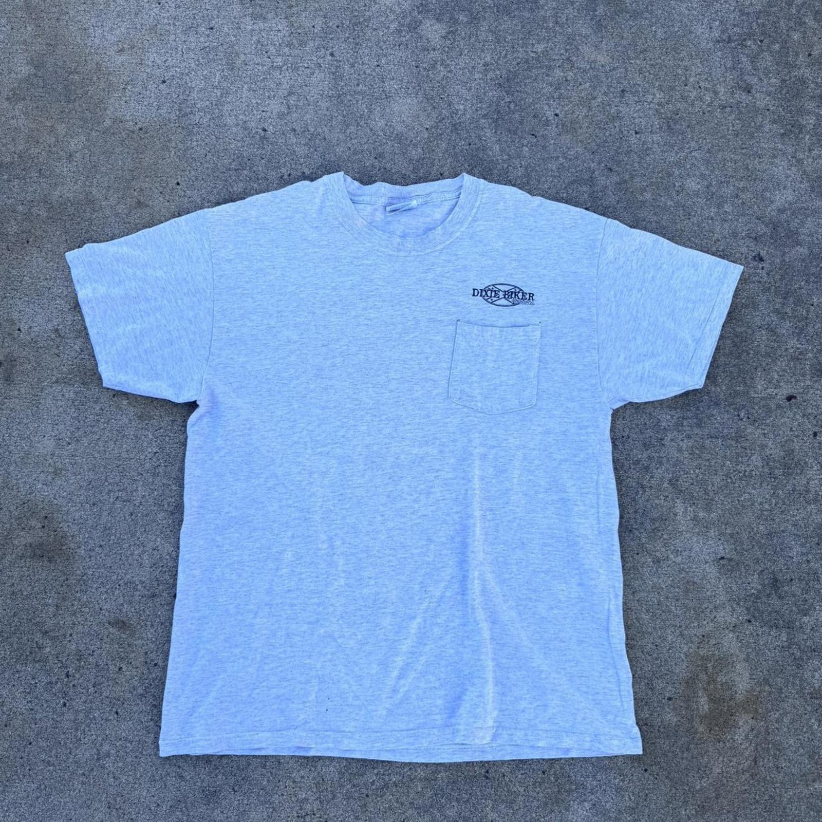 Hanes 2001 Grey vintage single stitch pocket tee Size US L / EU 52-54 / 3 - 1 Thumbnail