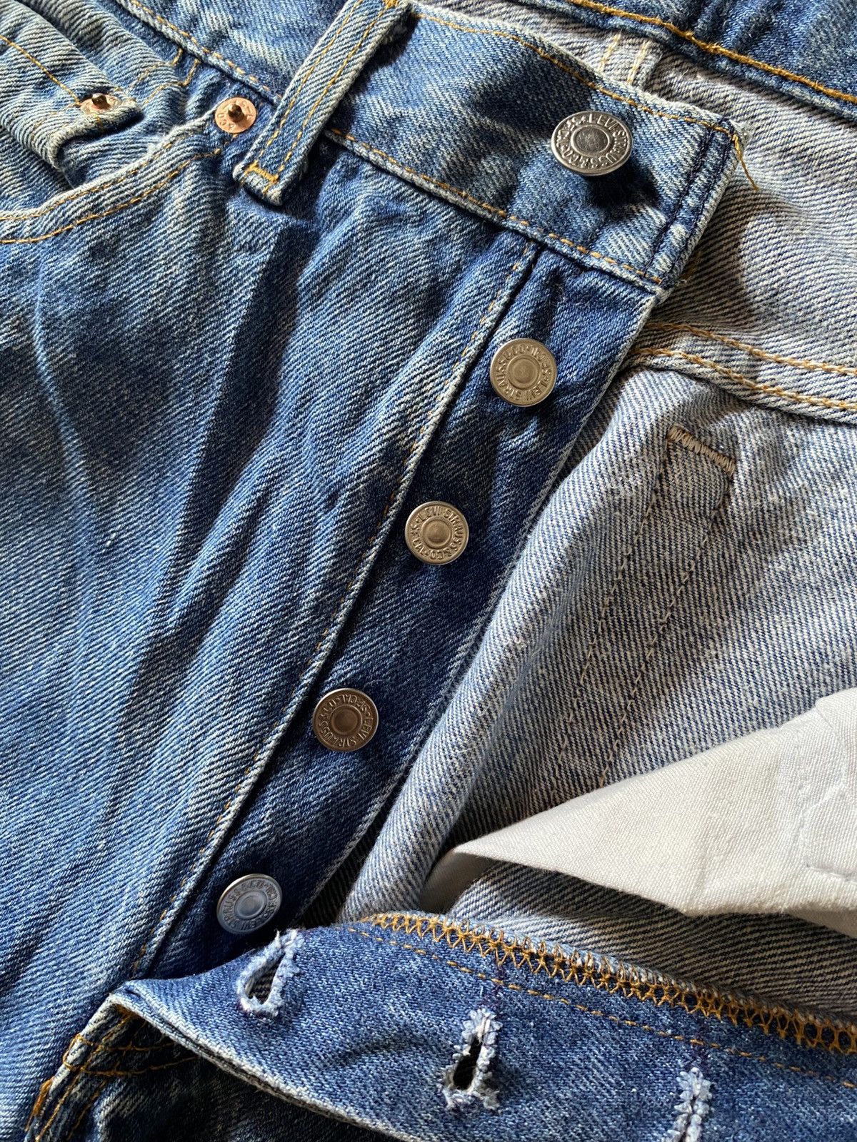 Levi's Vintage Clothing Vintage 90’s Levi’s 501 - 0115 Jeans Size US 32 / EU 48 - 3 Thumbnail