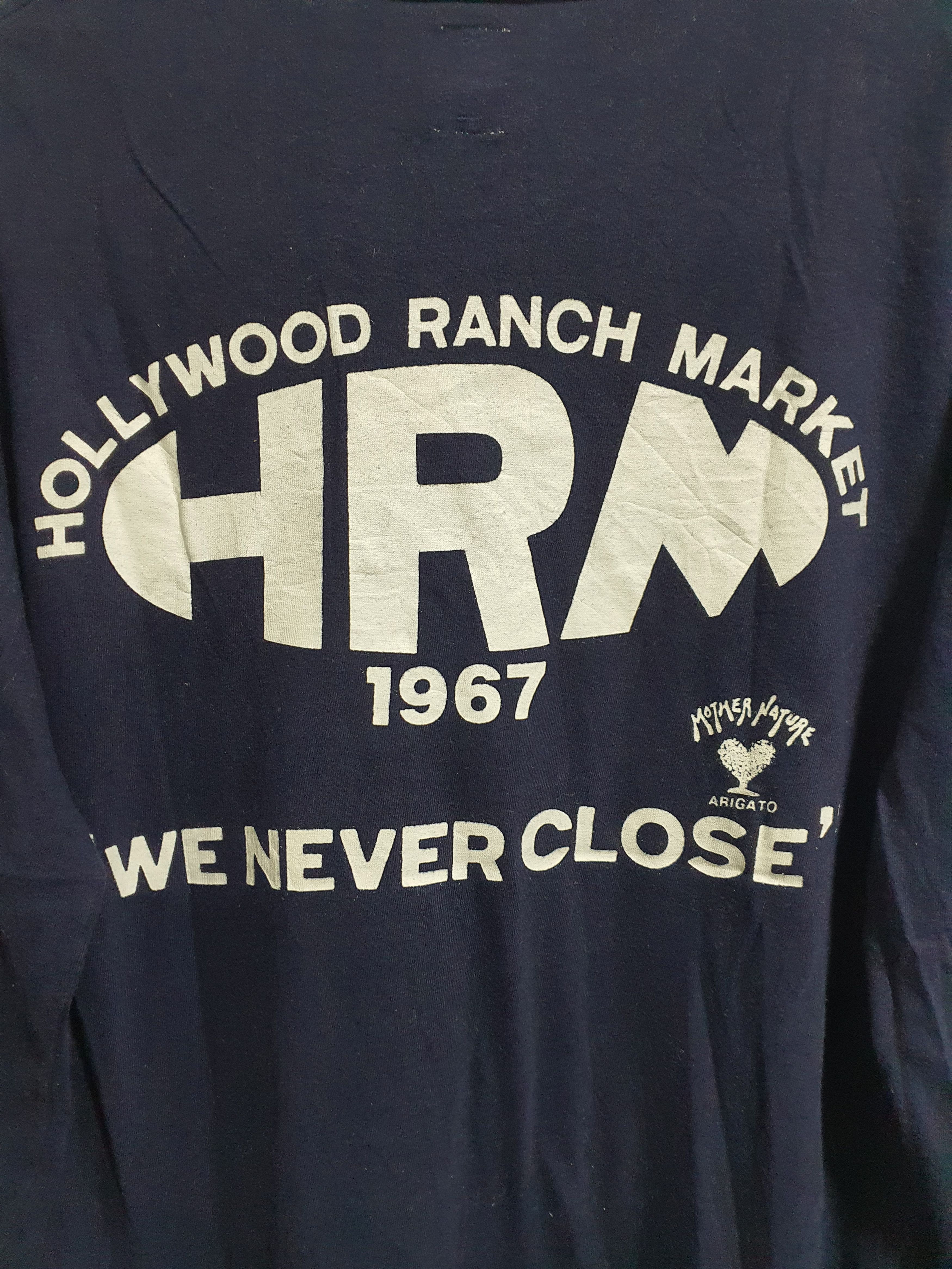 HRMTG × Japanese Brand HRM HR MARKET 20.5”/27.5” NAVY BLUE LONGSLEEVE T-SHIRT Size US M / EU 48-50 / 2 - 3 Thumbnail