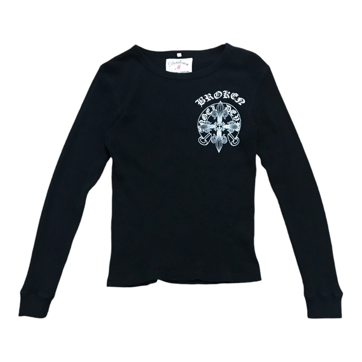Japanese Brand Duralumin Like CH Long Sleeve Distress Shirt Size US S / EU 44-46 / 1 - 5 Thumbnail