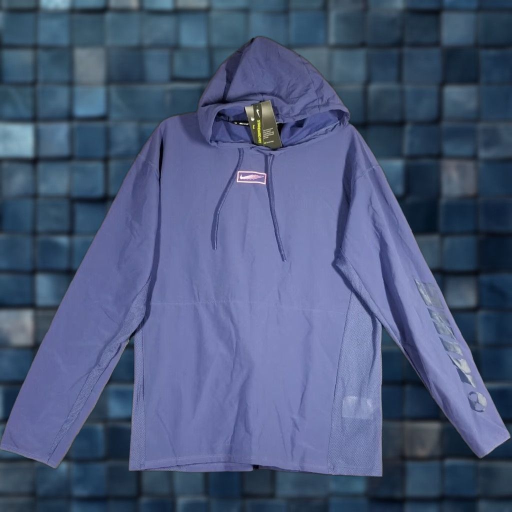 Nike Nike Men's Hooded Woven Pullover Long Sleeve Gym Casual Size Small Blue Pink NEW Size US S / EU 44-46 / 1 - 1 Thumbnail