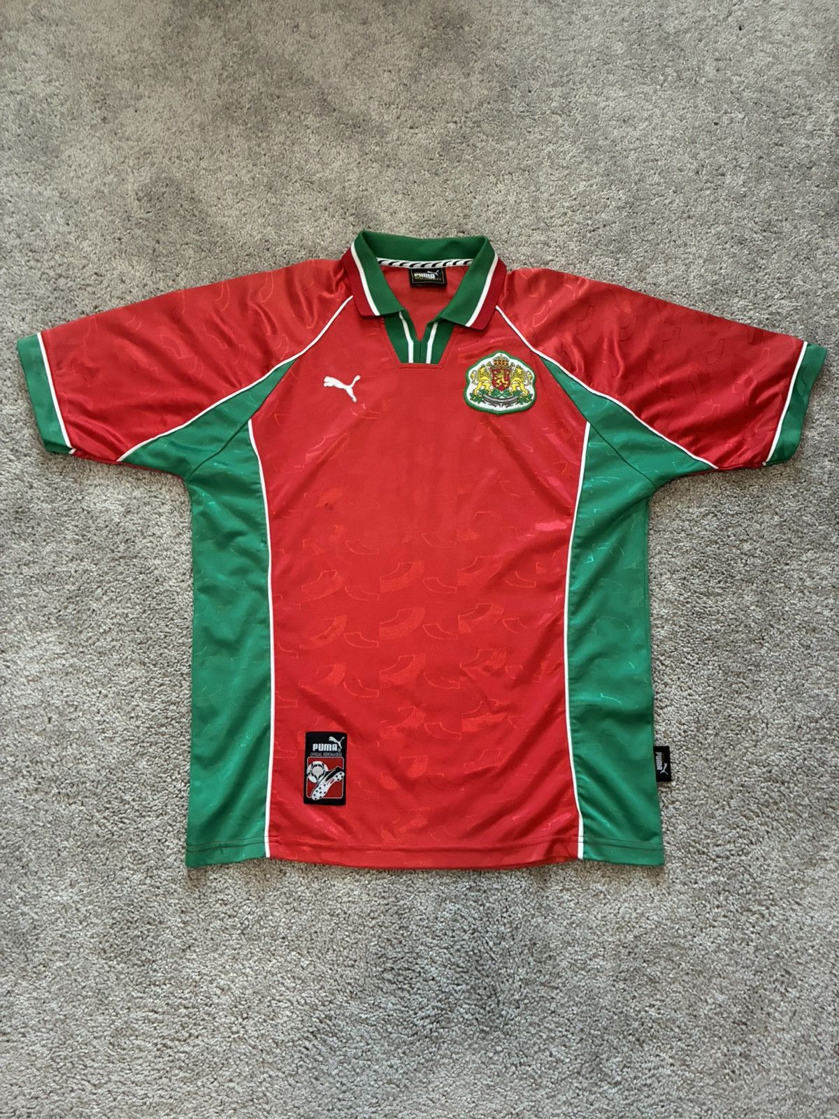 Puma 1998 Bulgaria Away Jersey Size US L / EU 52-54 / 3 - 1 Thumbnail