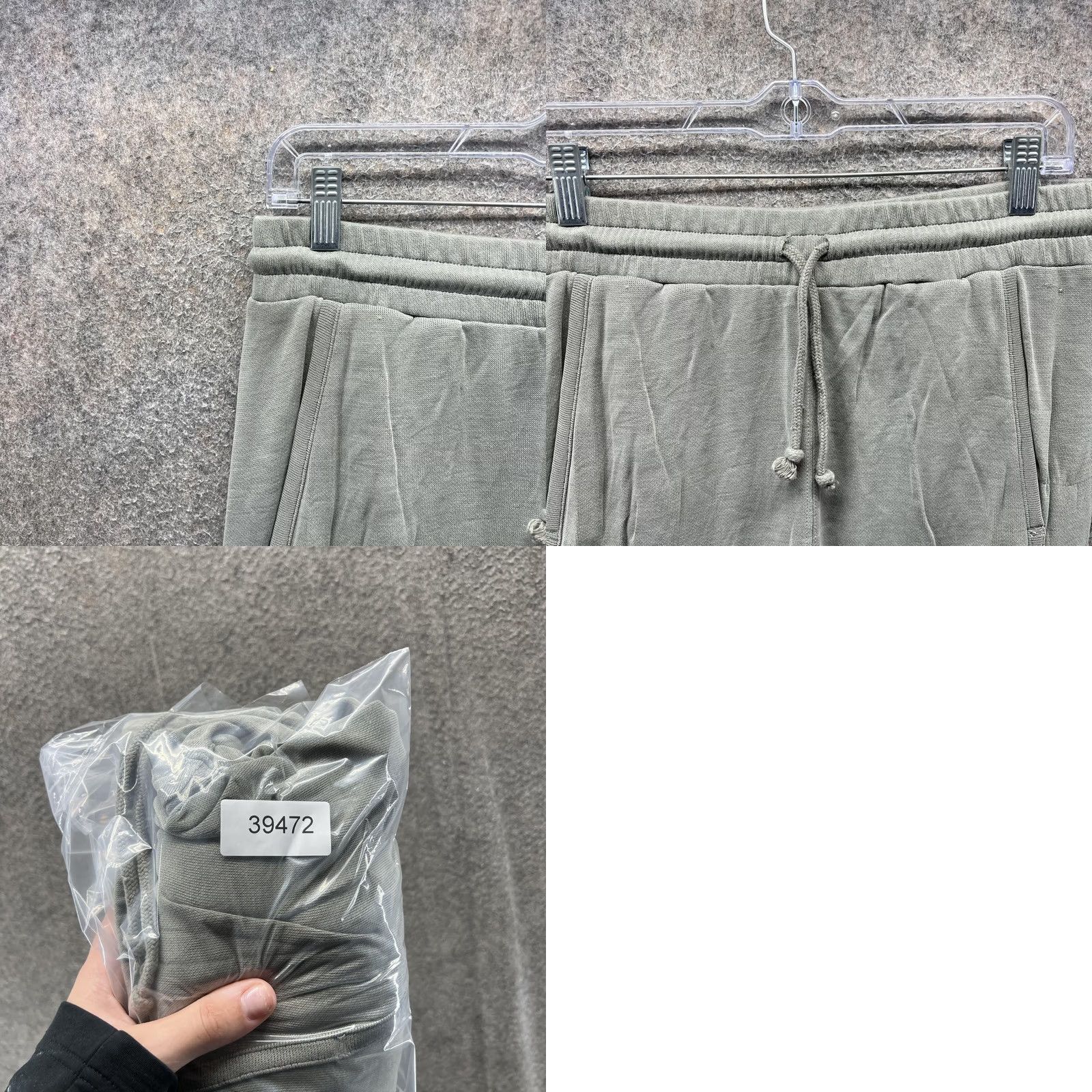 Free People Free People Jogger Pants Womens M Green Elastic Waist Lounge Crew Pocketed Tapered Inseam 25" Casual Activewear Size 32" / US 10 / IT 46 - 8 Thumbnail