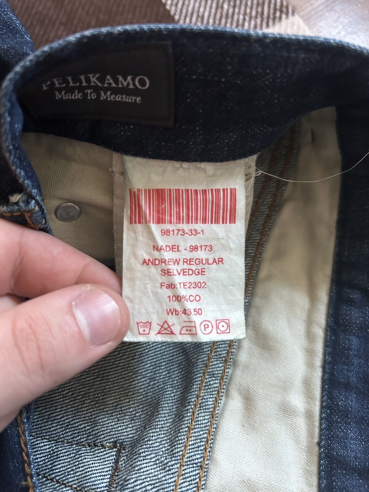 Japanese Brand × Vintage Pelikamo japanese denim by kuroki jean’s selvedge 🇯🇵 Size US 32 / EU 48 - 7 Thumbnail