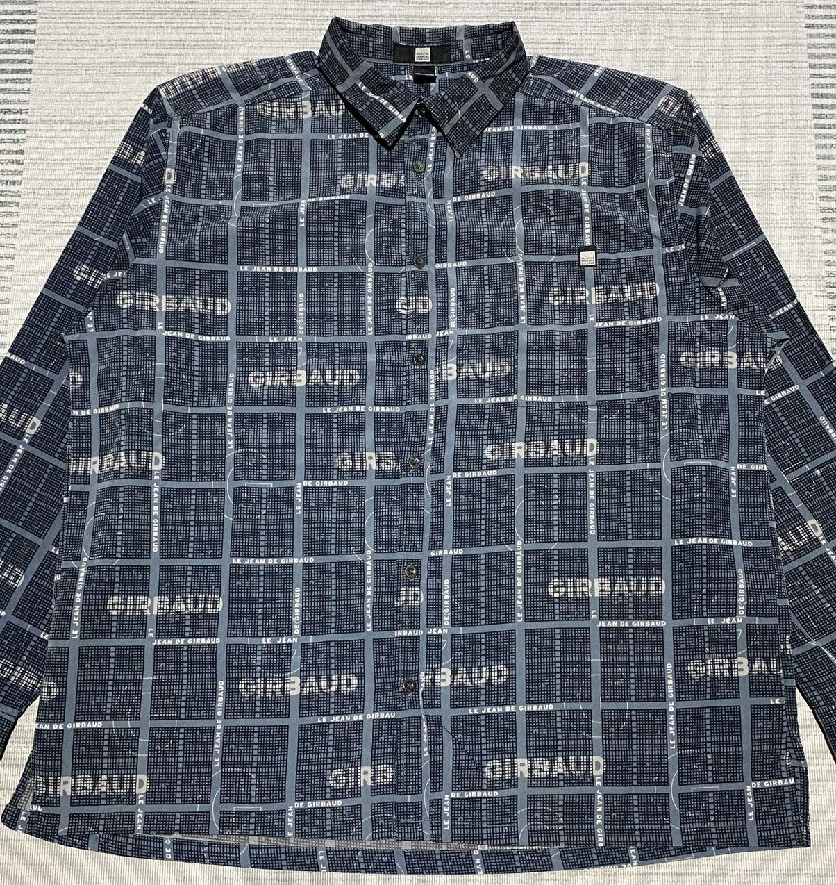 Marithe + Francois Girbaud Marithe + Francois Girbaud All Over Print Shirt Button Ups Size US XXL / EU 58 / 5 - 2 Thumbnail