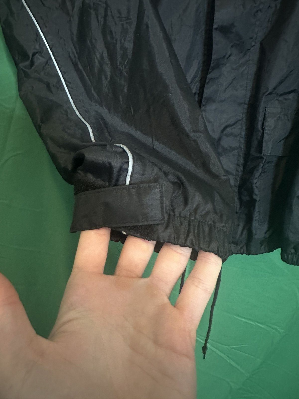 Joe Rocket RS-2 zip-up waterproof reflective motorcycle rain jacket Size US M / EU 48-50 / 2 - 4 Thumbnail