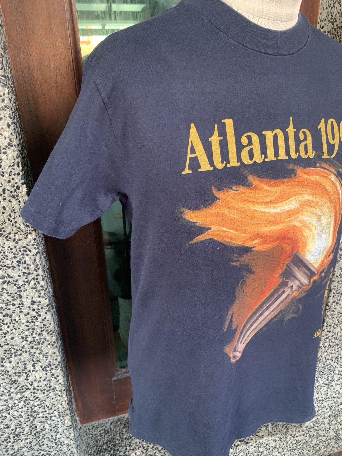 Champion × USA Olympics × Vintage Vintage 90s Champion Atlanta Olympics 1996 T shirt Size US M / EU 48-50 / 2 - 5 Thumbnail