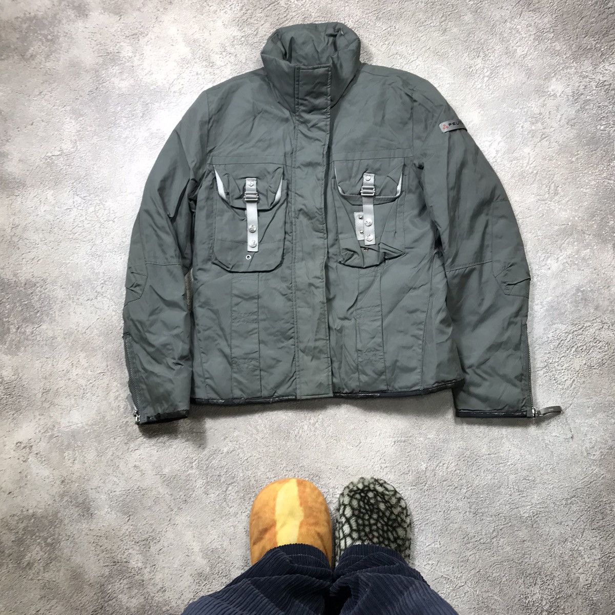 Vintage Vintage 90s Quilted Puffer Jacket Gorpcore Streetwear Grey L Size US L / EU 52-54 / 3 - 1 Thumbnail