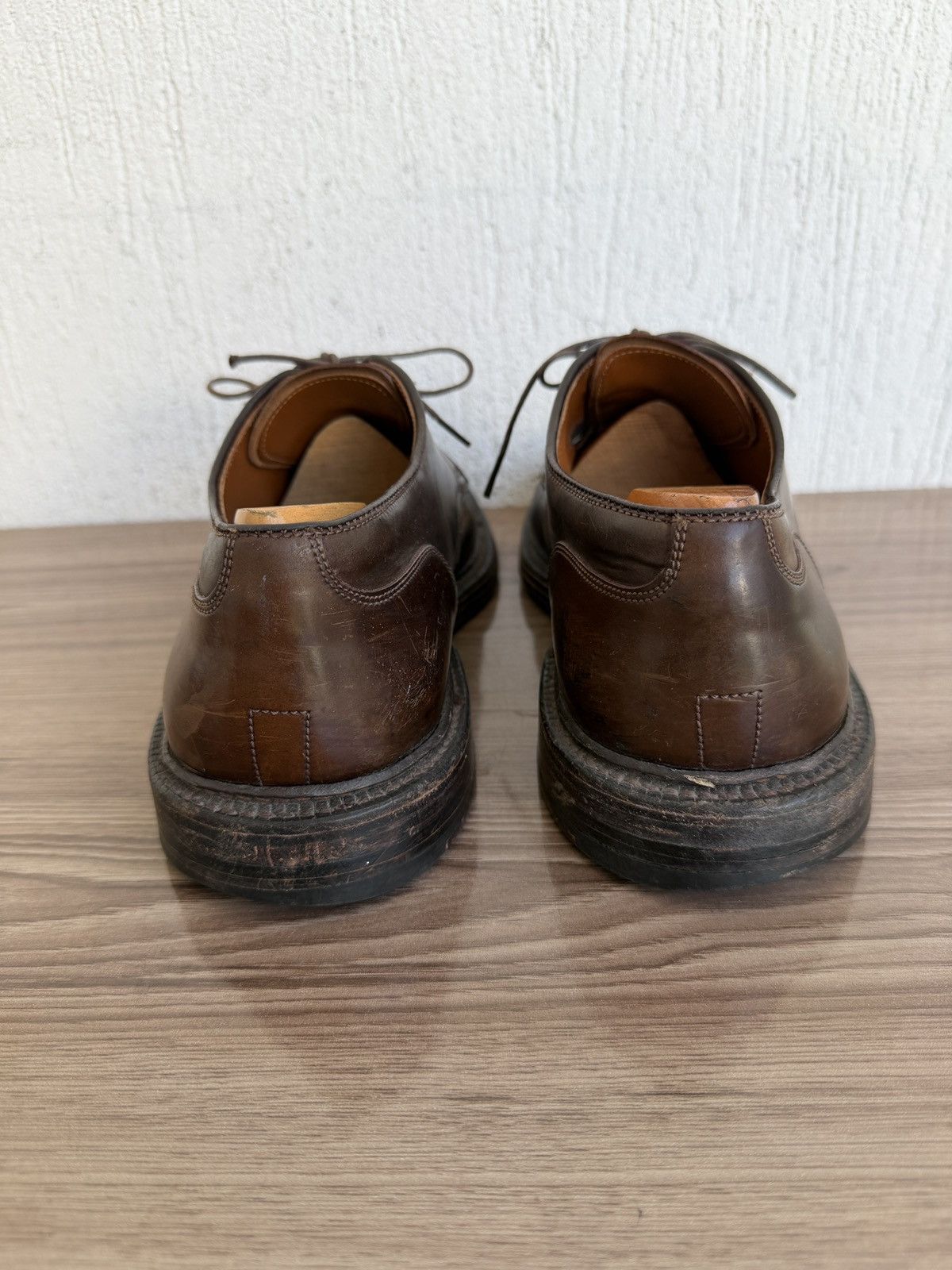 Alden Shell cordovan cap toe derby Size US 9 / EU 42 - 12 Thumbnail
