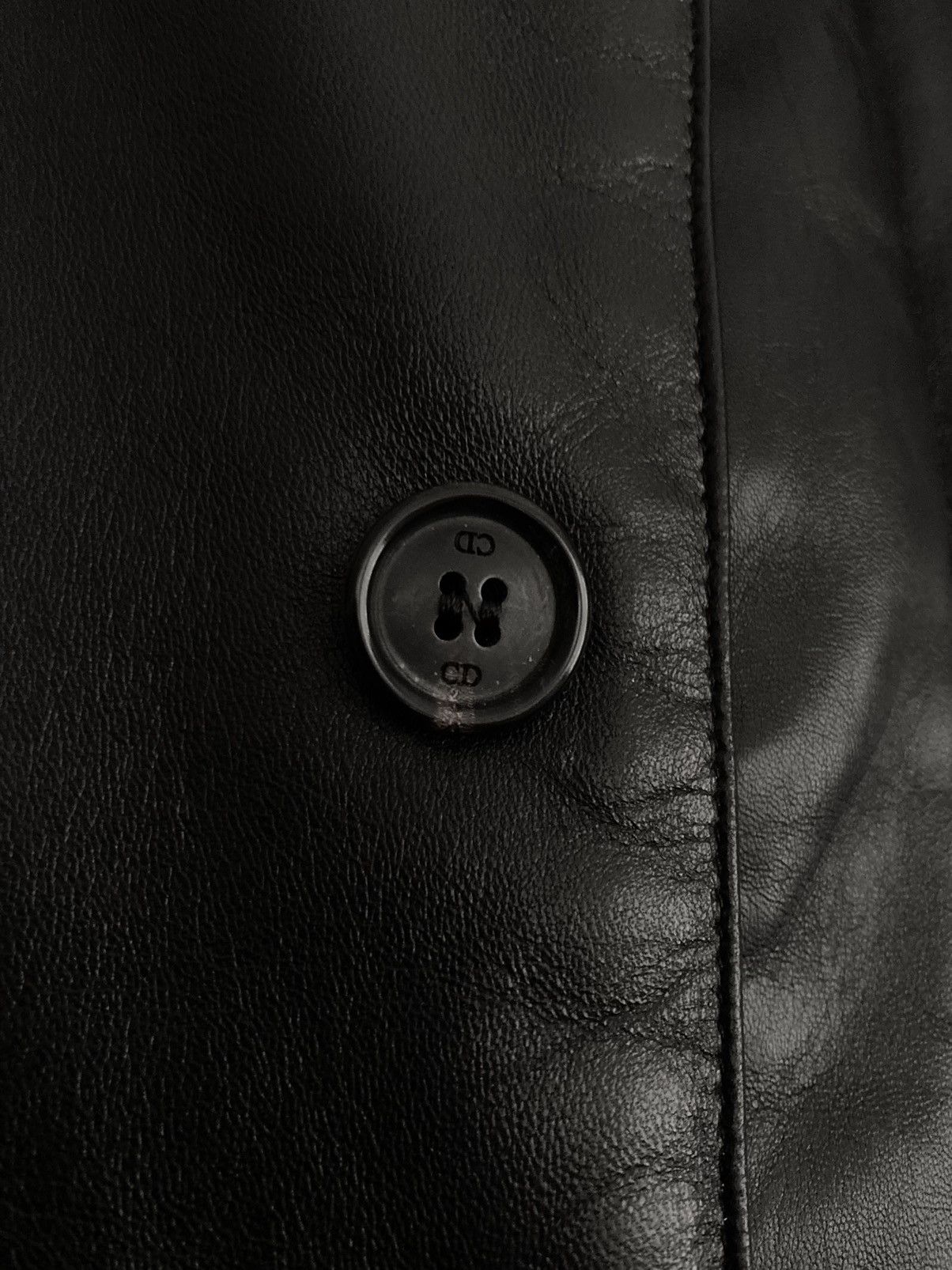 Dior × Hedi Slimane A/W 2002 “Reflexion” Padded Lambskin Coat Size US L / EU 52-54 / 3 - 12 Thumbnail