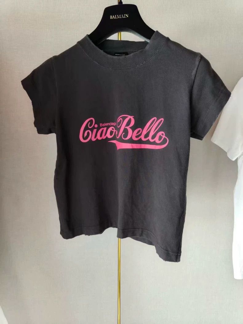 Balenciaga Balenciaga CiaoBello Short Sleeve Top - dmc Size US M / EU 48-50 / 2 - 1 Thumbnail