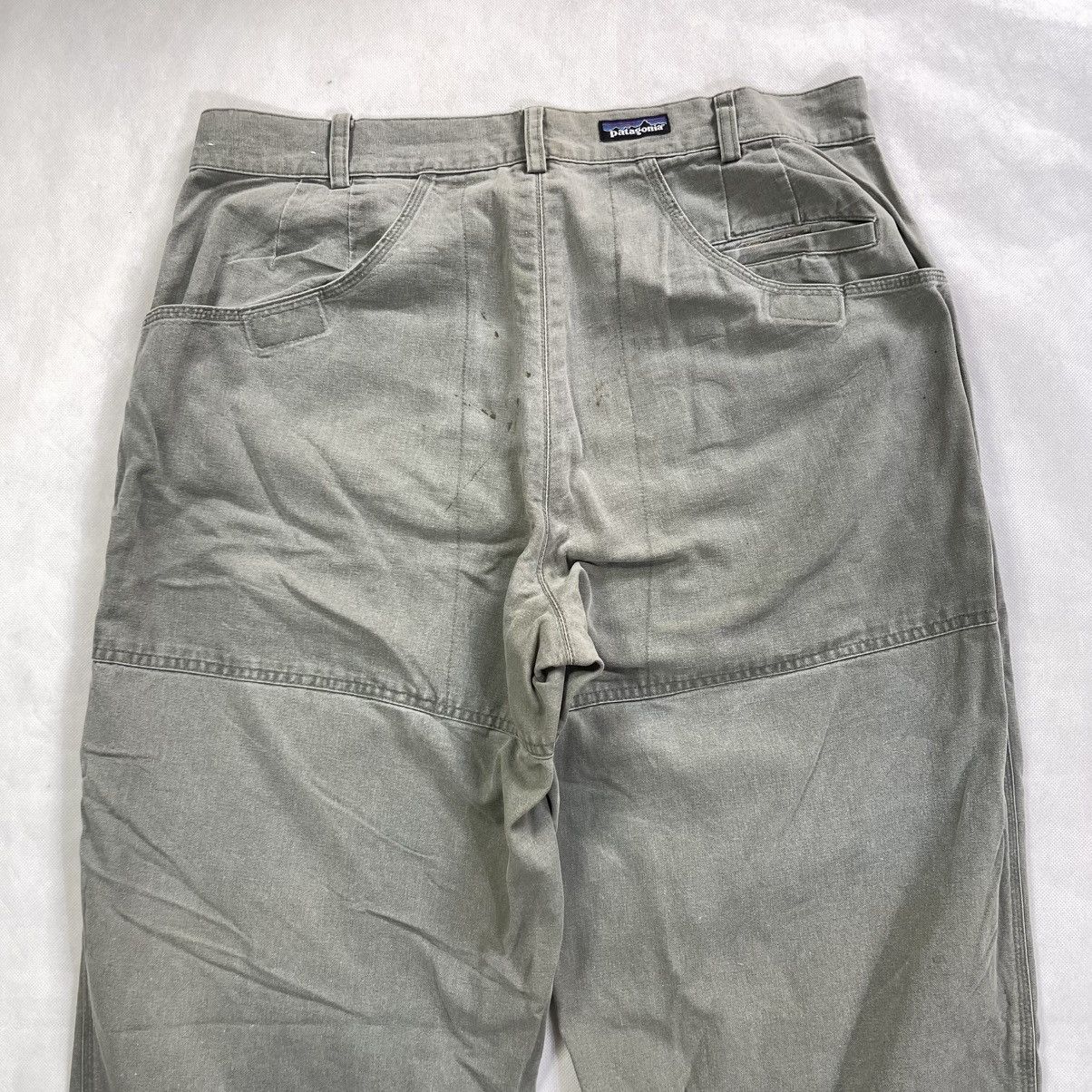 Patagonia Vintage 90s Patagonia Double Knee Organic Cotton Khaki Pant Size US 36 / EU 52 - 8 Thumbnail