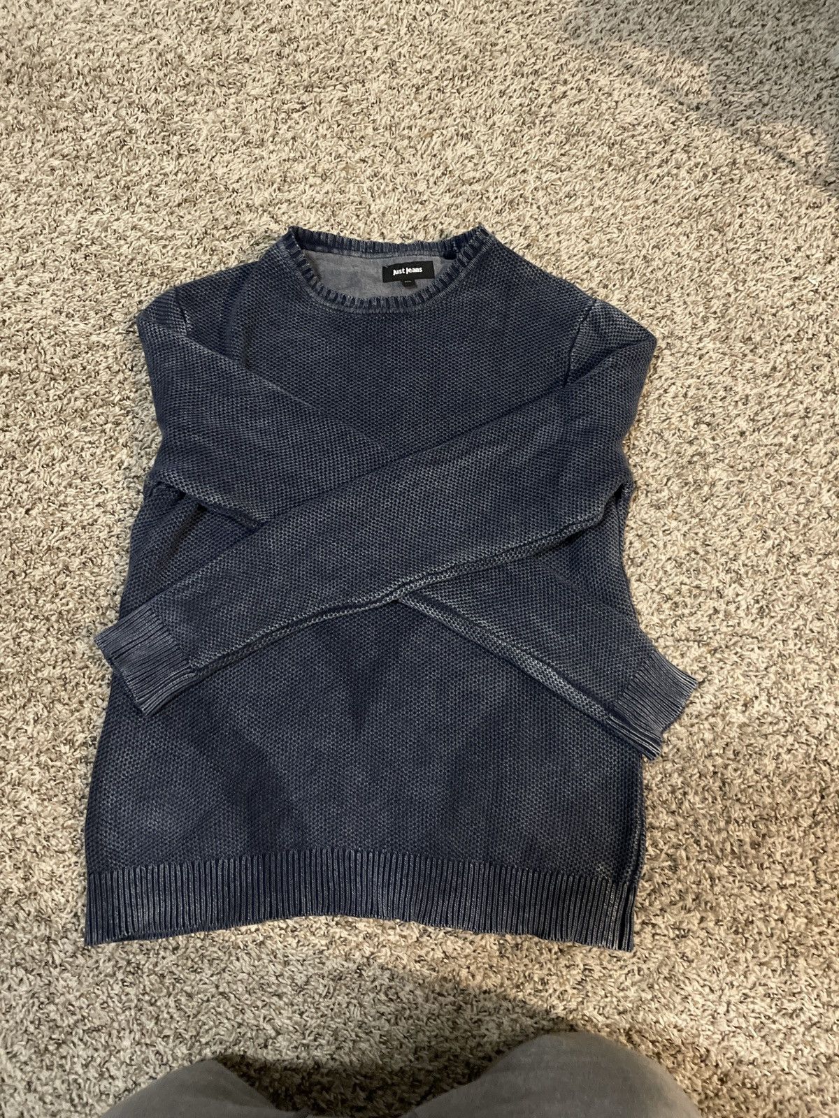 Other Vintage blue sweater Size US XL / EU 56 / 4 - 2 Thumbnail