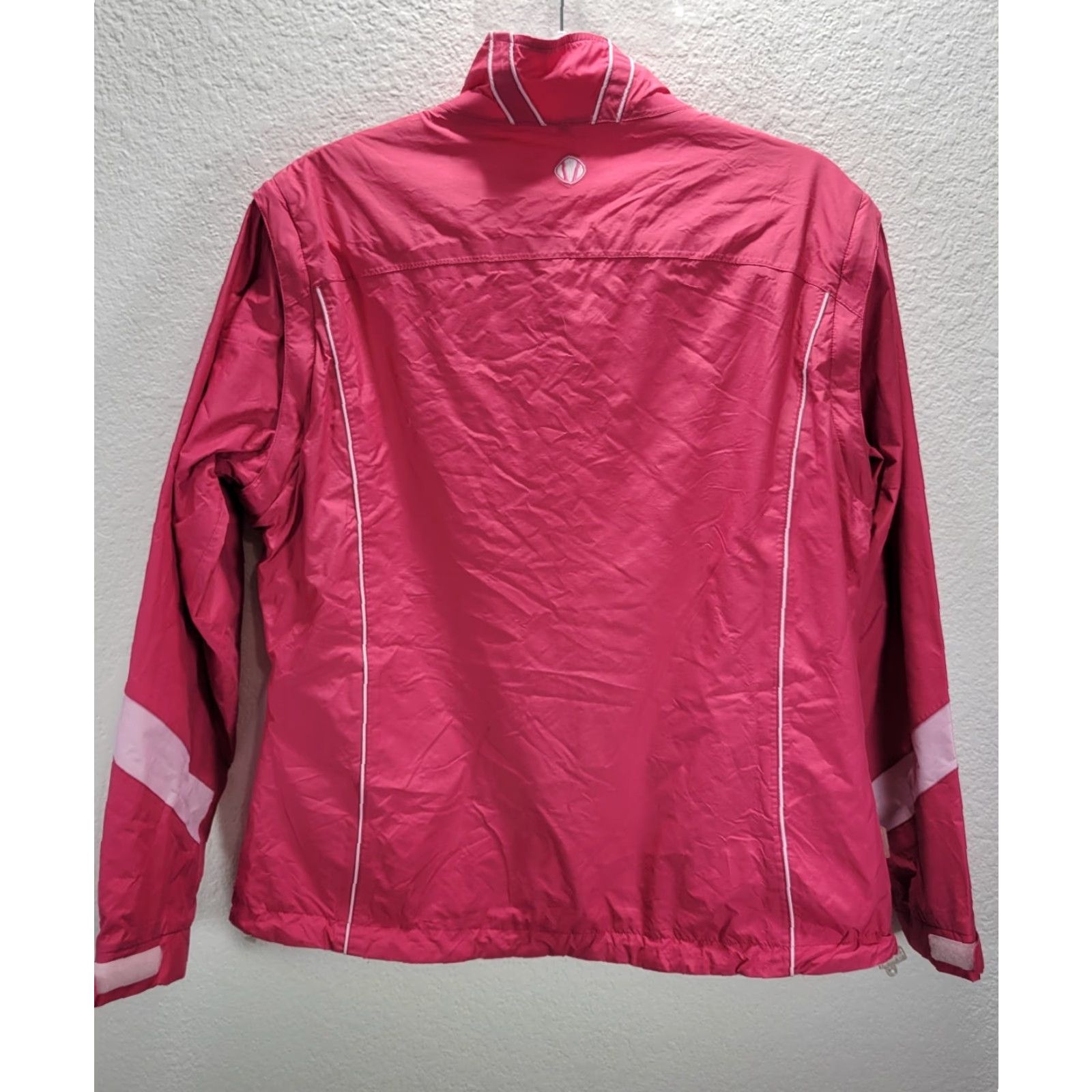 Vintage Beaver Creek Windbreaker Jacket Women's Size L Pink Reversible Removable Sleeves NWT Size L / US 10 / IT 46 - 7 Thumbnail