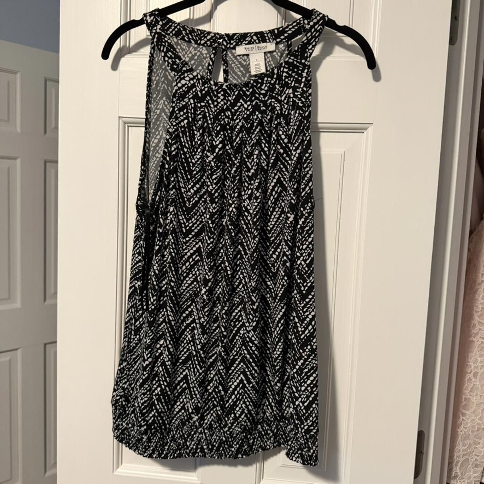 Other White House Black Market Patterned Sleeveless Top Size Large Size L / US 10 / IT 46 - 4 Thumbnail