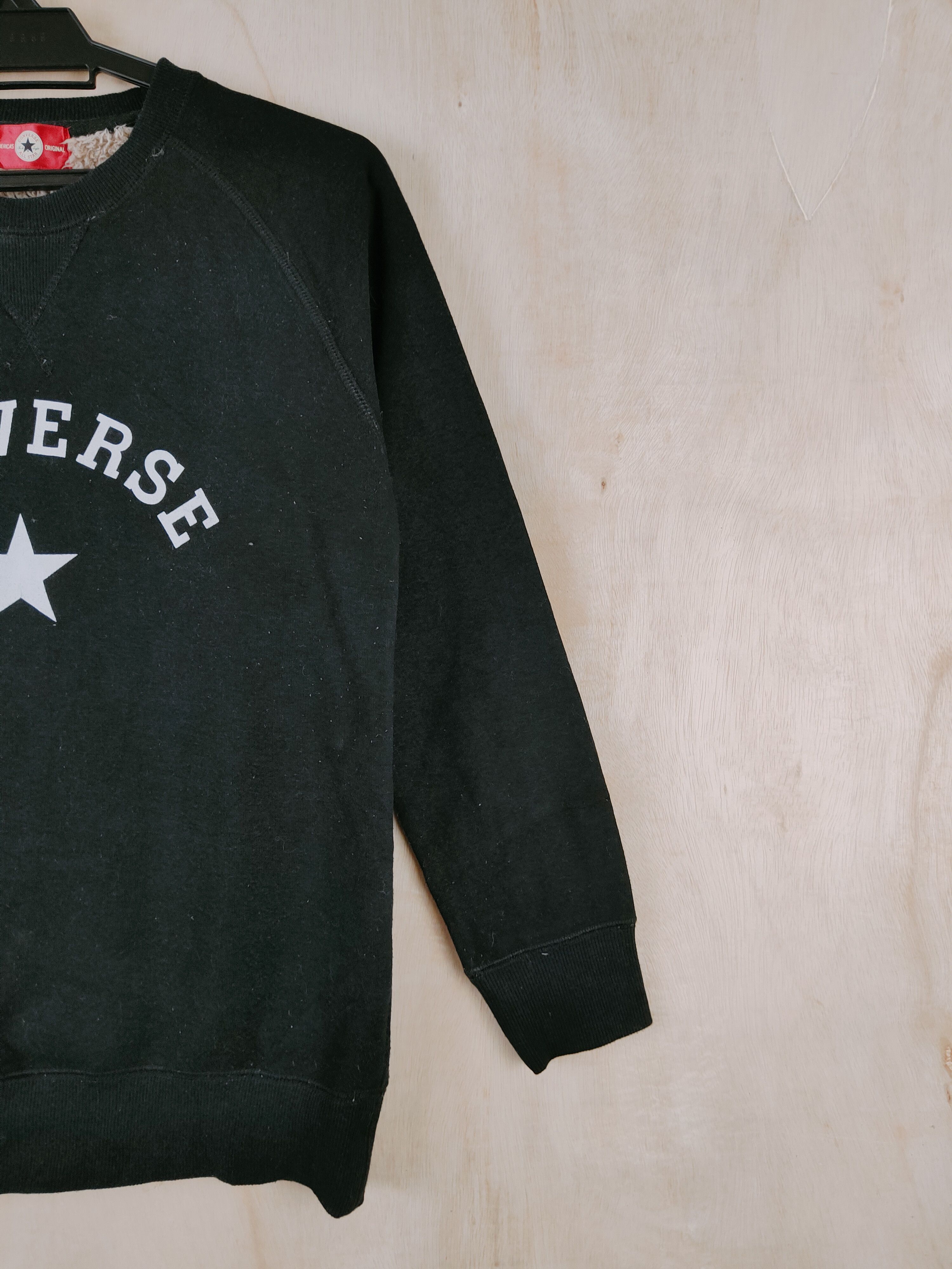 Converse Converse Black vintage winter Sweatshirts #S2576 Size M / US 6-8 / IT 42-44 - 5 Thumbnail