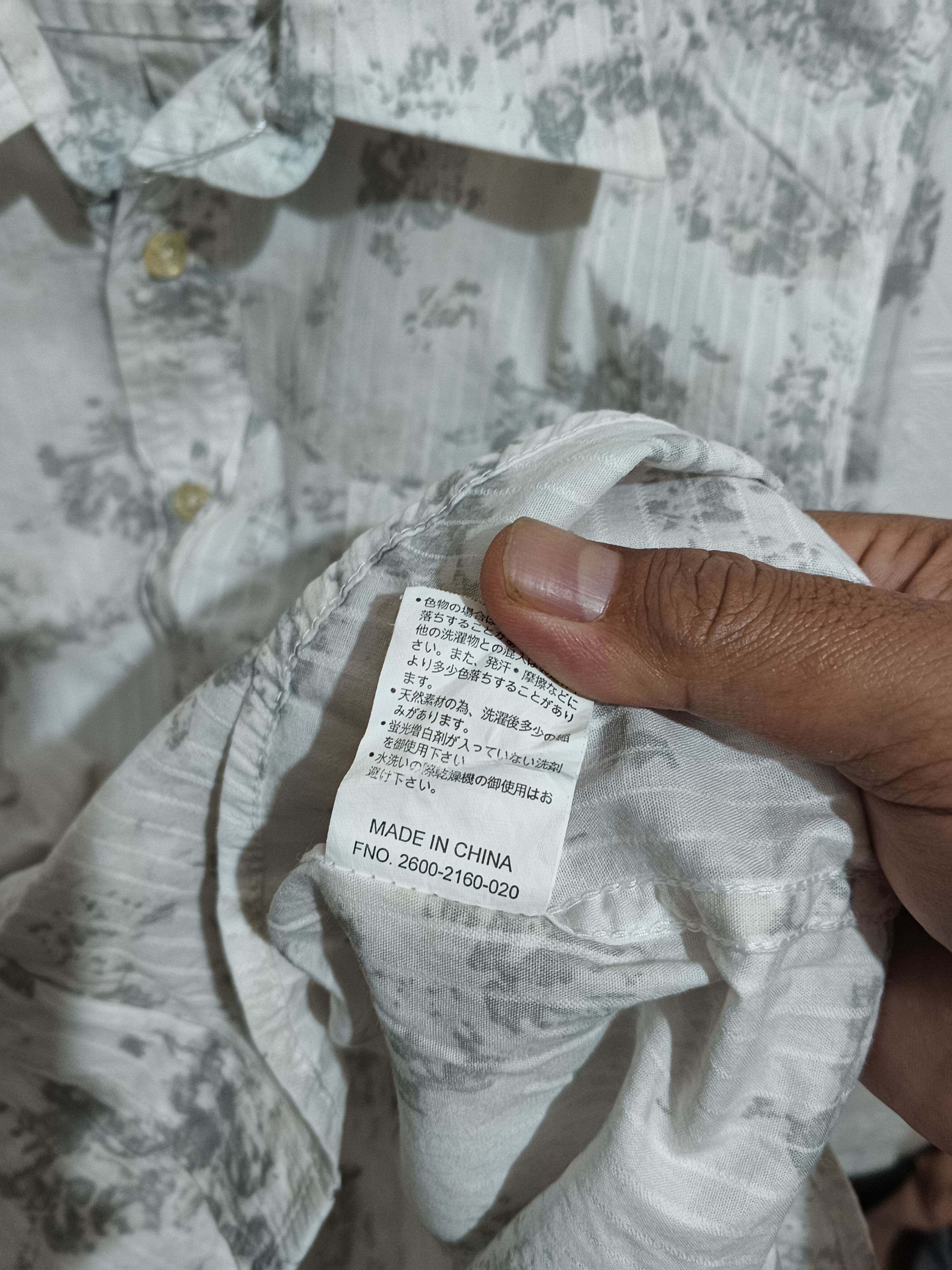 Kansai Yamamoto KANSAI YAMAMOTO PRINTED BUTTON SHIRT Size US S / EU 44-46 / 1 - 4 Thumbnail