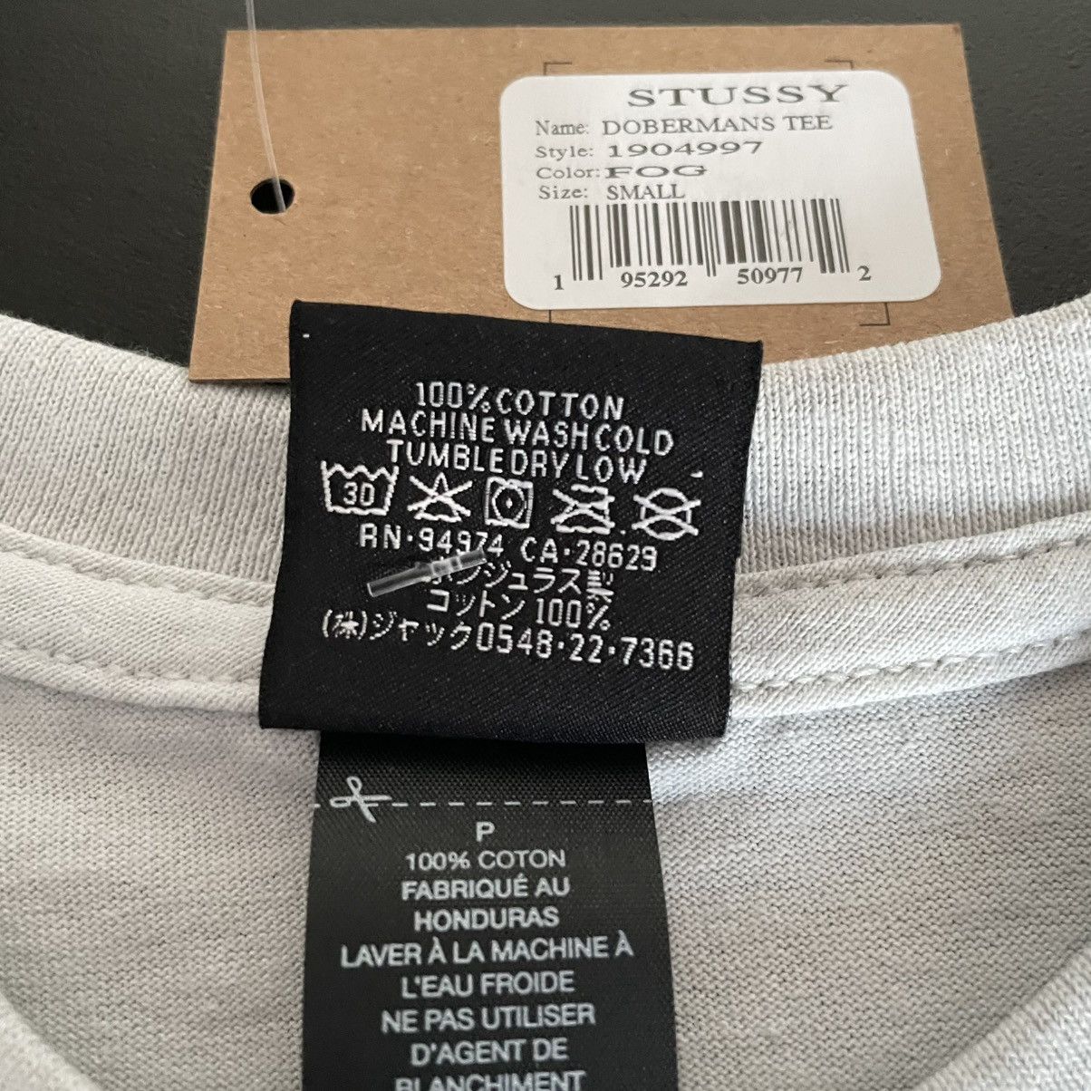 Stussy Stussy Dobermans Tee Fog SS24 Size US S / EU 44-46 / 1 - 7 Thumbnail
