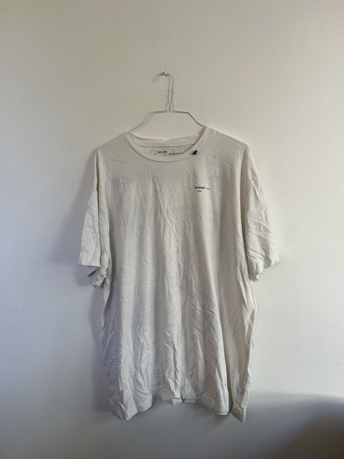 Off-White Off white Abstract Logo TEE Size US L / EU 52-54 / 3 - 6 Thumbnail