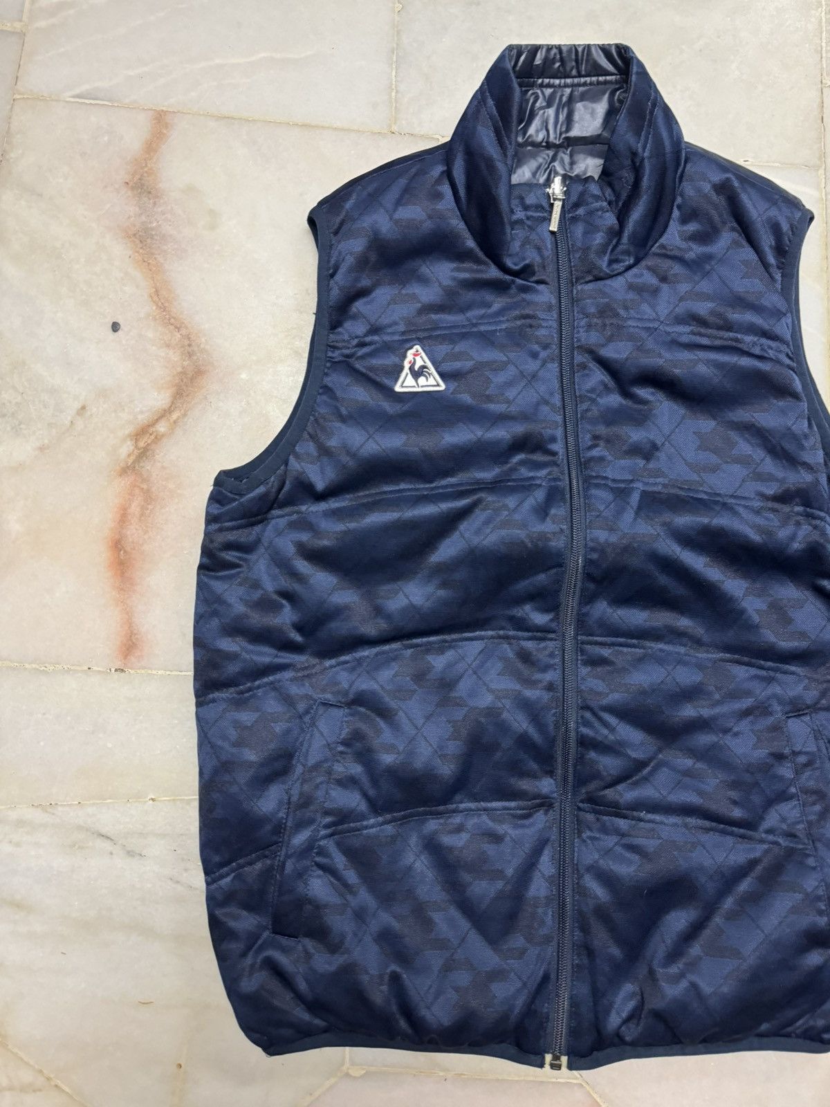 Le Coq Sportif 💥VINTAGE PUFFER VEST REVERSIBLE LE COQ SPORTIF RARE DESIGN Size US S / EU 44-46 / 1 - 8 Thumbnail