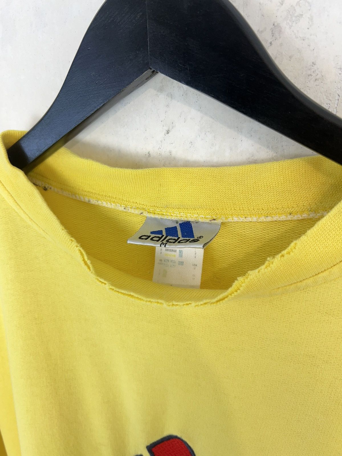 Vintage Vintage 80S Adidas Yellow Shirt Size M Size US M / EU 48-50 / 2 - 3 Thumbnail