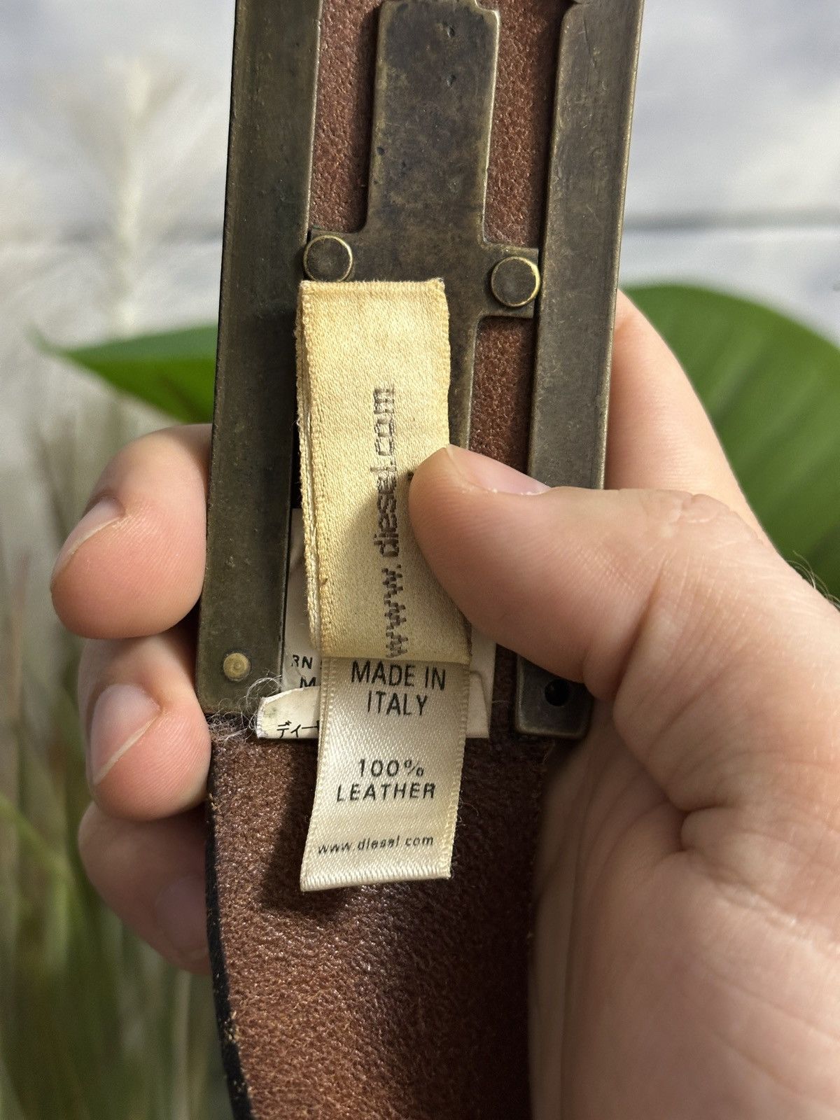 Diesel Rare Vintage Belt Diesel Luxury Avant-Garde Style. Size ONE SIZE - 8 Thumbnail