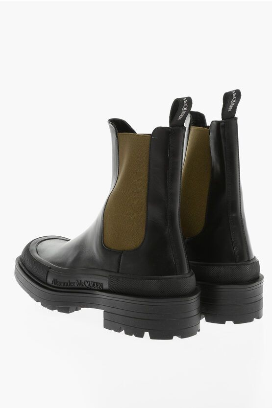 Alexander McQueen o1y1024 Ankle Boots in Black Size US 7 / EU 40 - 3 Thumbnail