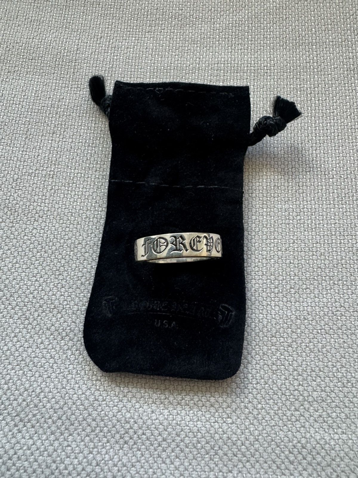 Chrome Hearts Chrome Hearts .925 Sterling Silver 6mm Forever Spacer Ring Size ONE SIZE - 2 Thumbnail
