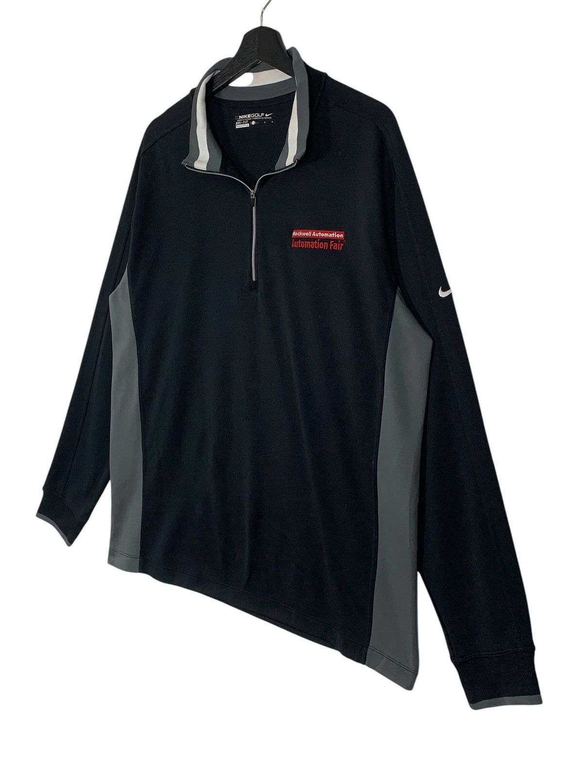 Japanese Brand × Nike Nike Golf Dri-fit SportWear StreetWear HalfZipper Sweashirt Size US L / EU 52-54 / 3 - 5 Thumbnail