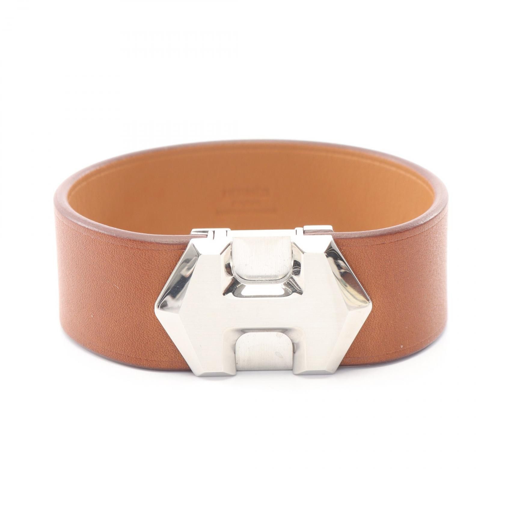 Hermes Hermes Hermes Super H Bracelet Leather Bangle Stamp Y (2020) DUTY FREE for USA Size ONE SIZE - 1 Thumbnail