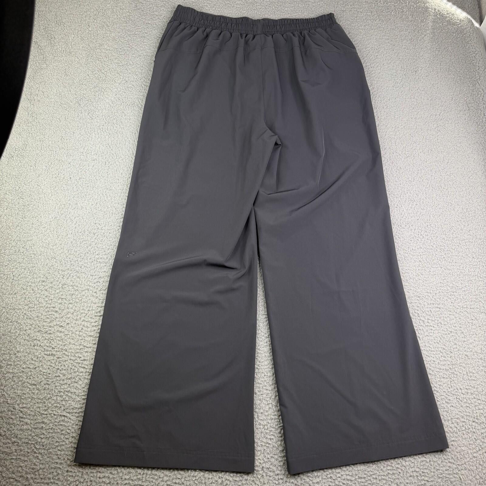 Fabletics Fabletics NWT On-The-Go Wide Leg Pull On Pants Gray Size XL Size 40" / US 18 - 8 Thumbnail