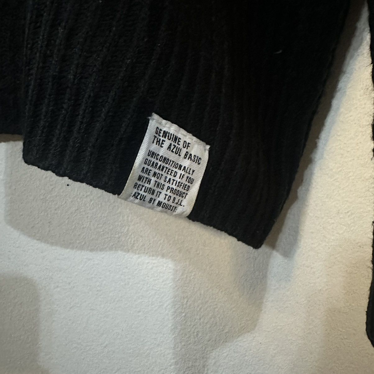 Affliction × Japanese Brand × MOUSSY Azul By Moussy Black Knit Size US L / EU 52-54 / 3 - 3 Thumbnail