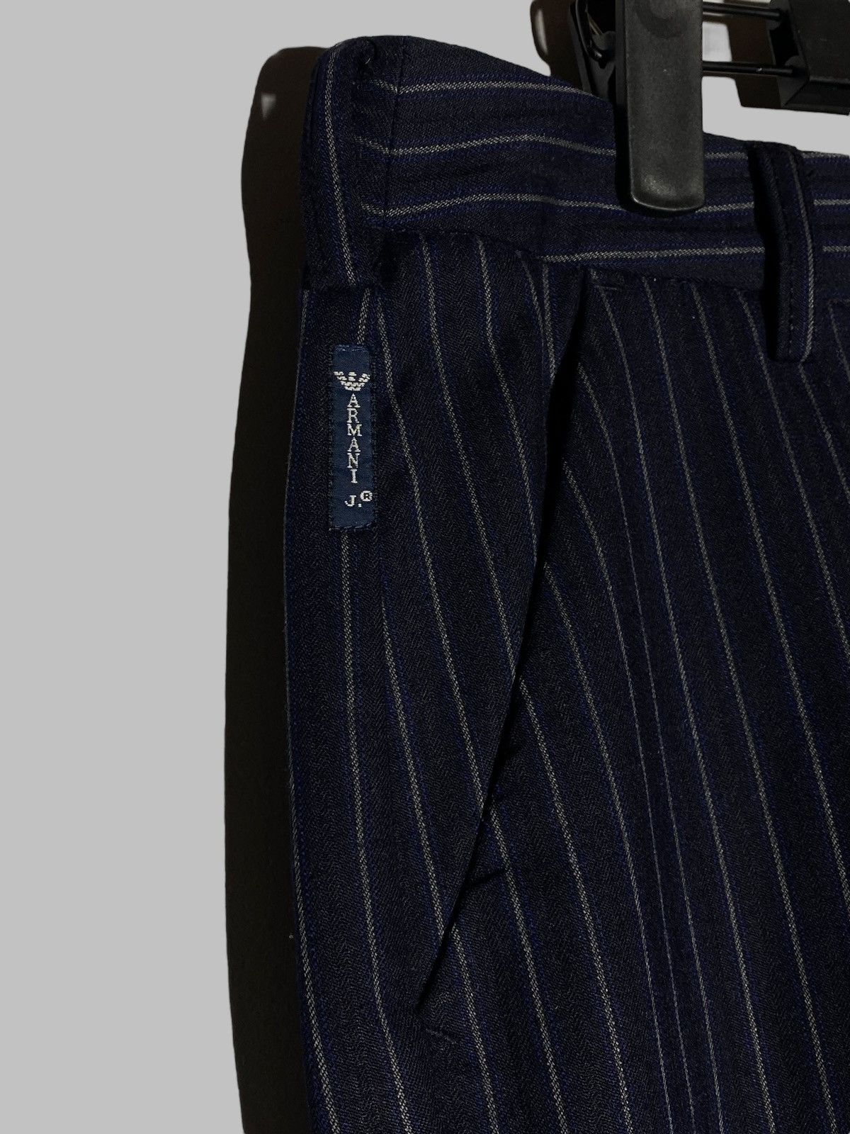 Armani Vintage Armani Jeans Wool Striped Suit Balzer + Pants Womens Size M / US 6-8 / IT 42-44 - 22 Thumbnail
