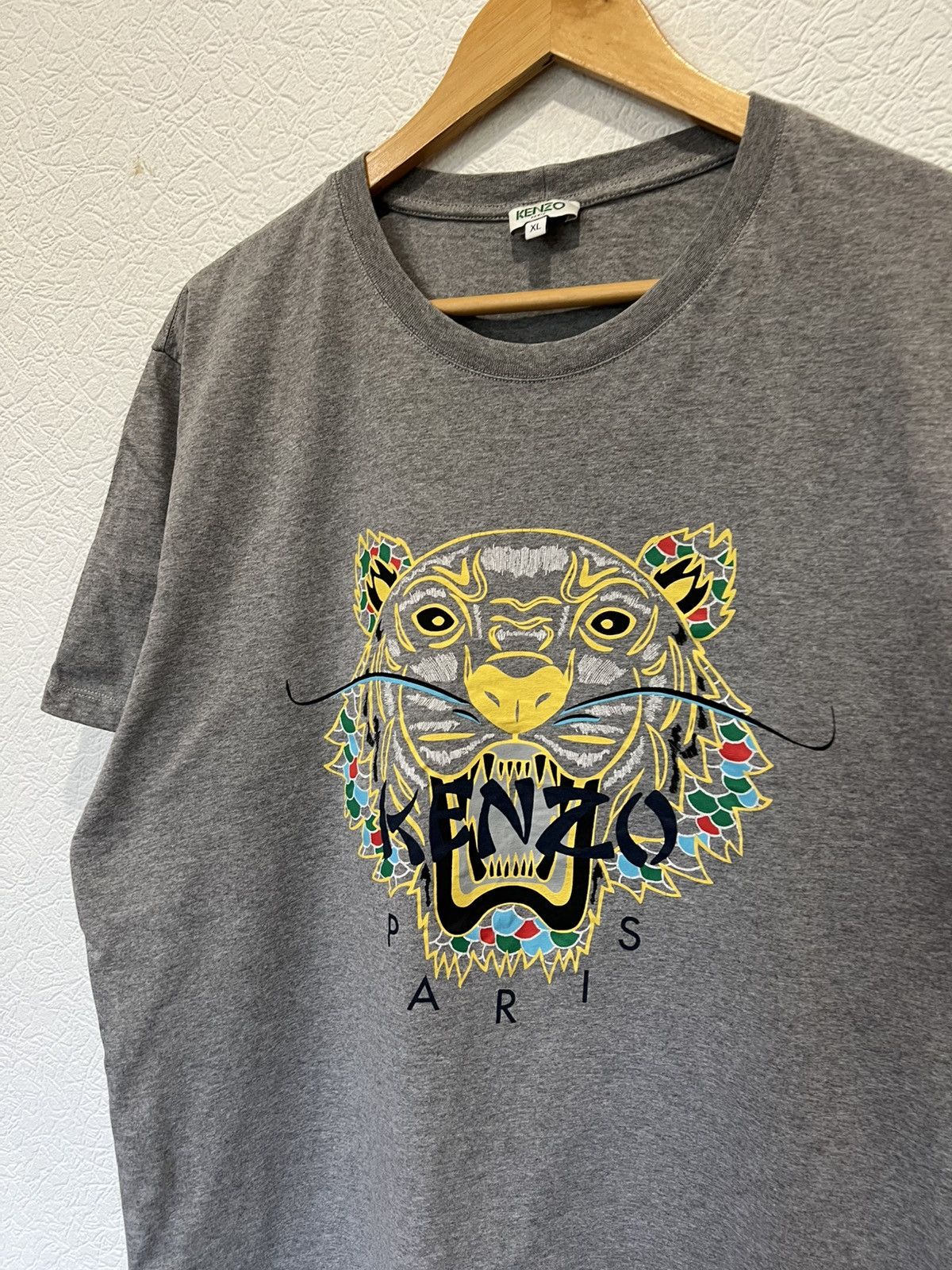 Kenzo Kenzo T-Shirt Tee Gray Tiger Size US XL / EU 56 / 4 - 2 Thumbnail